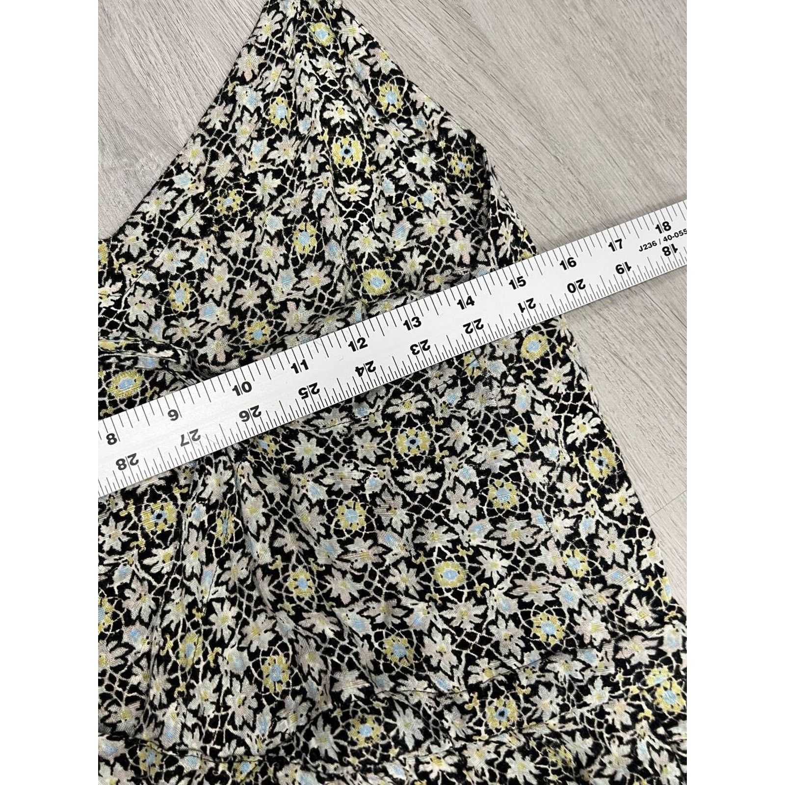 Free People Free People Jumpsuit Floral Strappy Criss Cros Pet S A002098 Size 23" - 11 Thumbnail