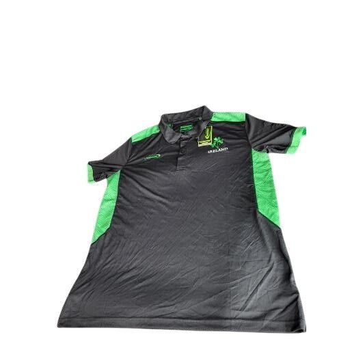 Other Lansdowne Rugby Polo Shirt Mens XL Black Green Ireland Dryla Size US XL / EU 56 / 4 - 1 Thumbnail