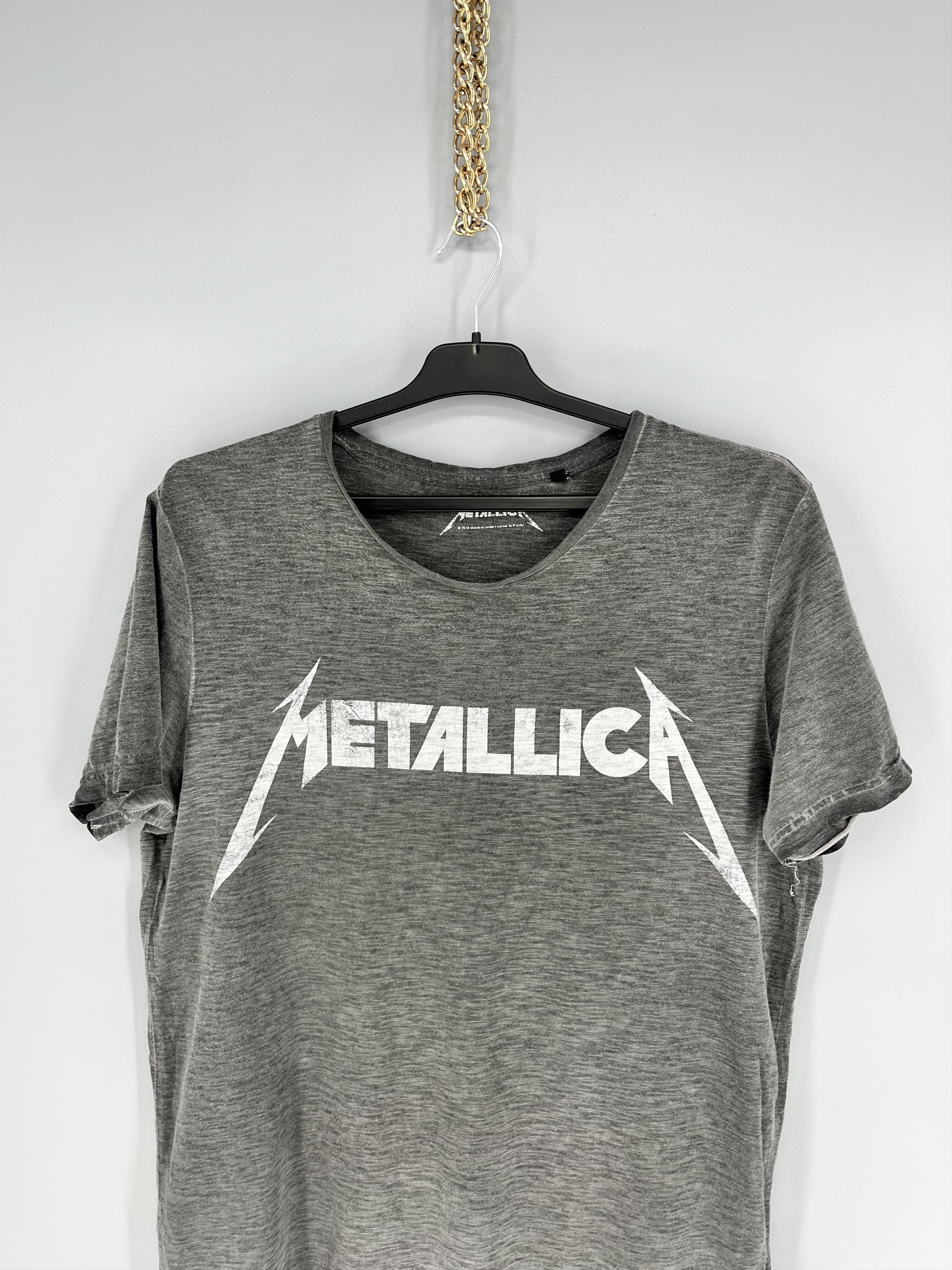 Band Tees × Vintage Vintage Y2K Metallica Skulls Dead Face Band Rock Streetwear Size US L / EU 52-54 / 3 - 6 Thumbnail