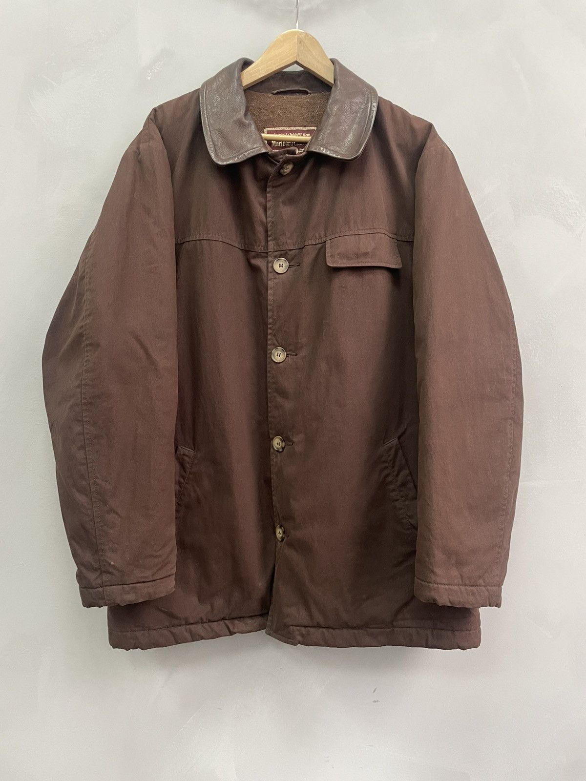 Vintage Marlboro Classics Brown Jacket Made Italy Coat
