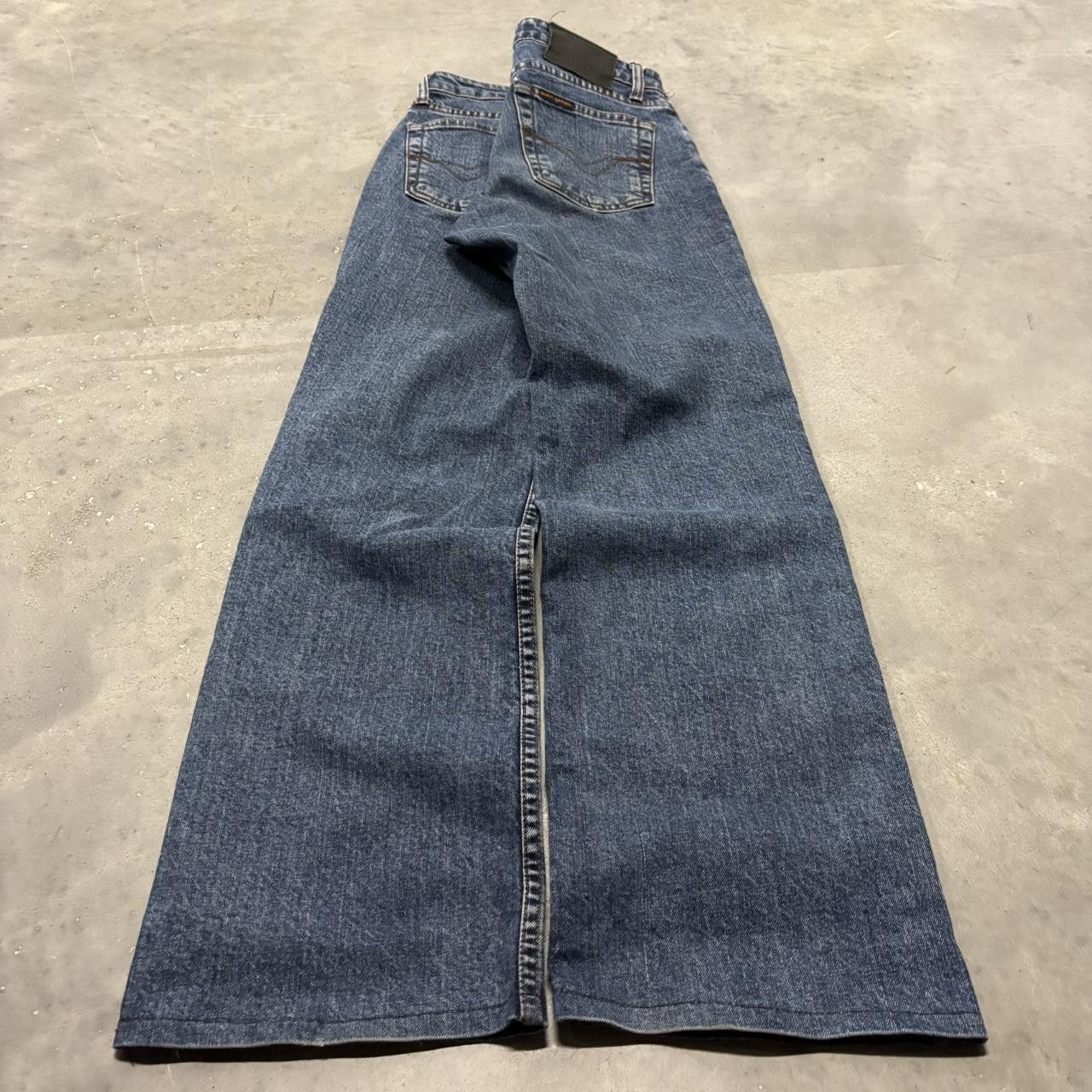 Harley Davidson × Vintage Crazy Vintage Y2K/2000s Medium Wash Harley Davidson Denim Jeans! Size US 28 / EU 44 - 4 Thumbnail
