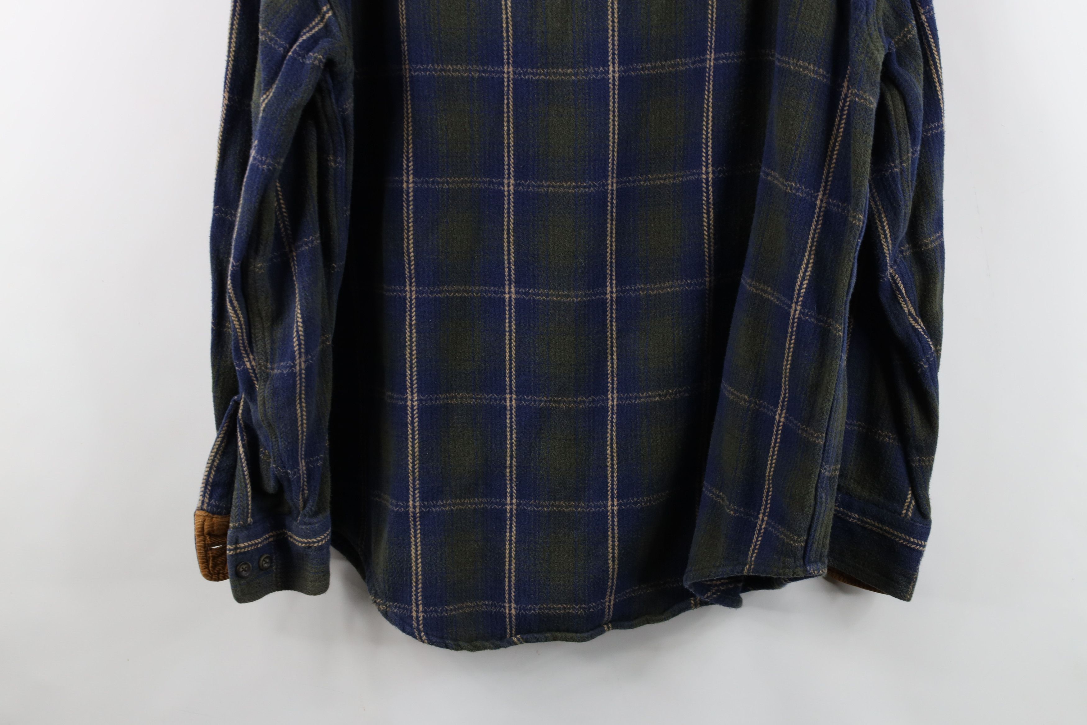 Vintage Vintage 90s Streetwear Heavyweight Button Shirt Plaid Size US L / EU 52-54 / 3 - 14 Thumbnail