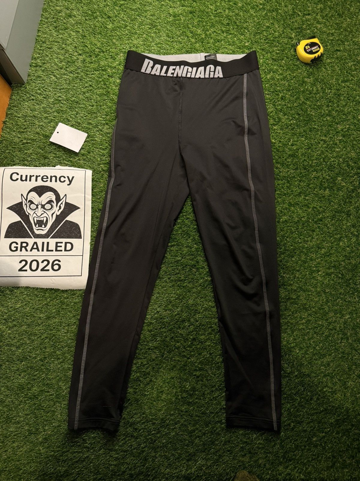 Balenciaga Balenciaga Big Band Active Wear Compression Pants Size 30 - 2 Thumbnail