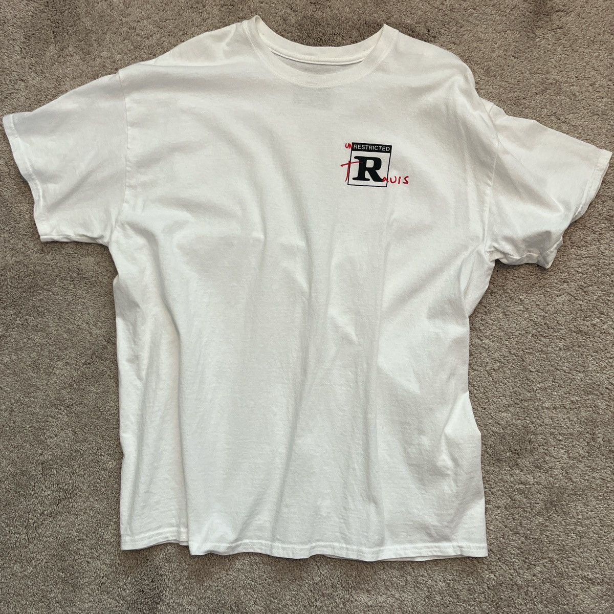 Travis Scott XL Travis Scott Skeleton Promo Tee Size US XL / EU 56 / 4 - 1 Thumbnail