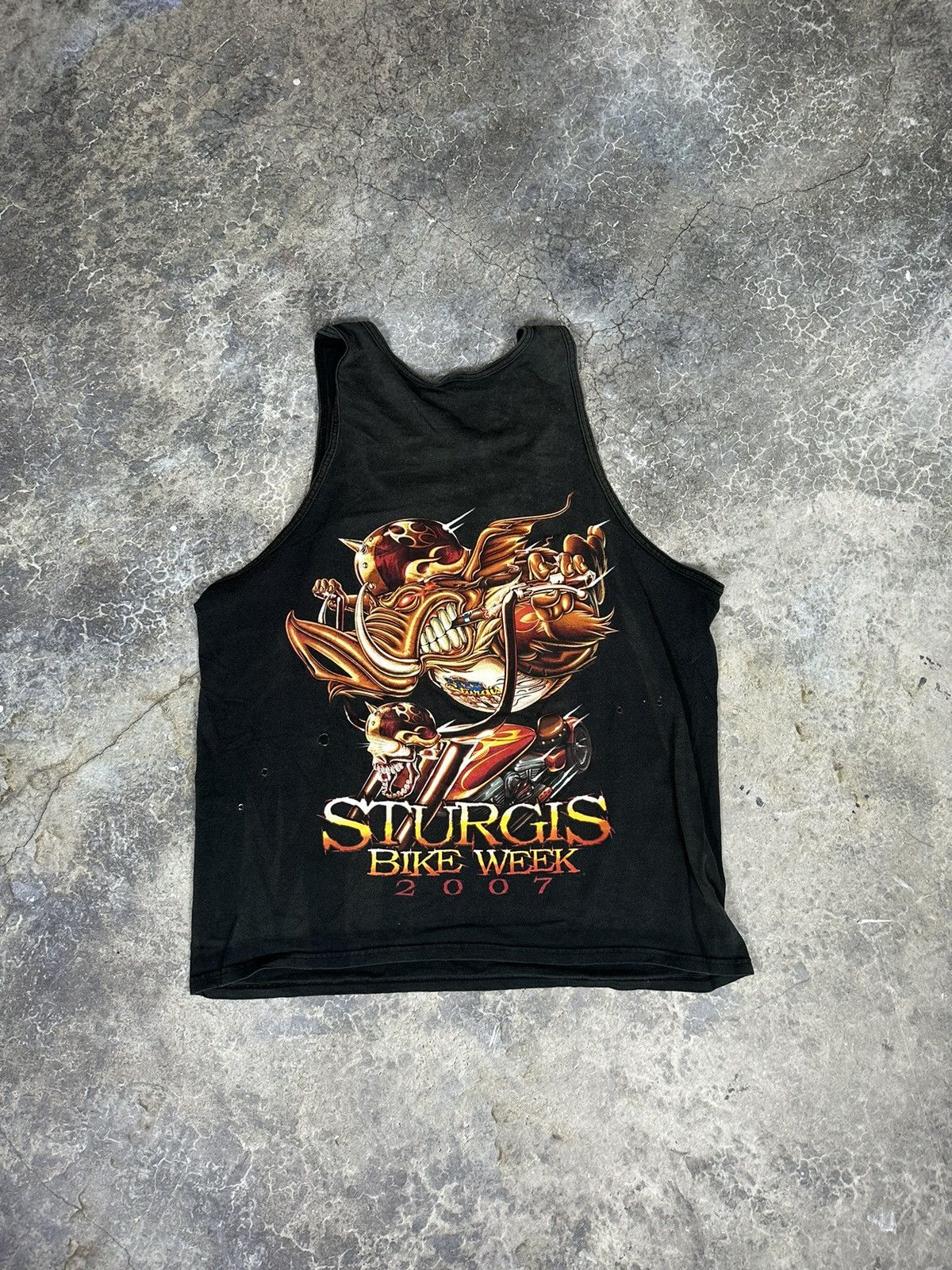 Vintage Vintage Sturgis Bike week Tank Top Size US XL / EU 56 / 4 - 1 Thumbnail