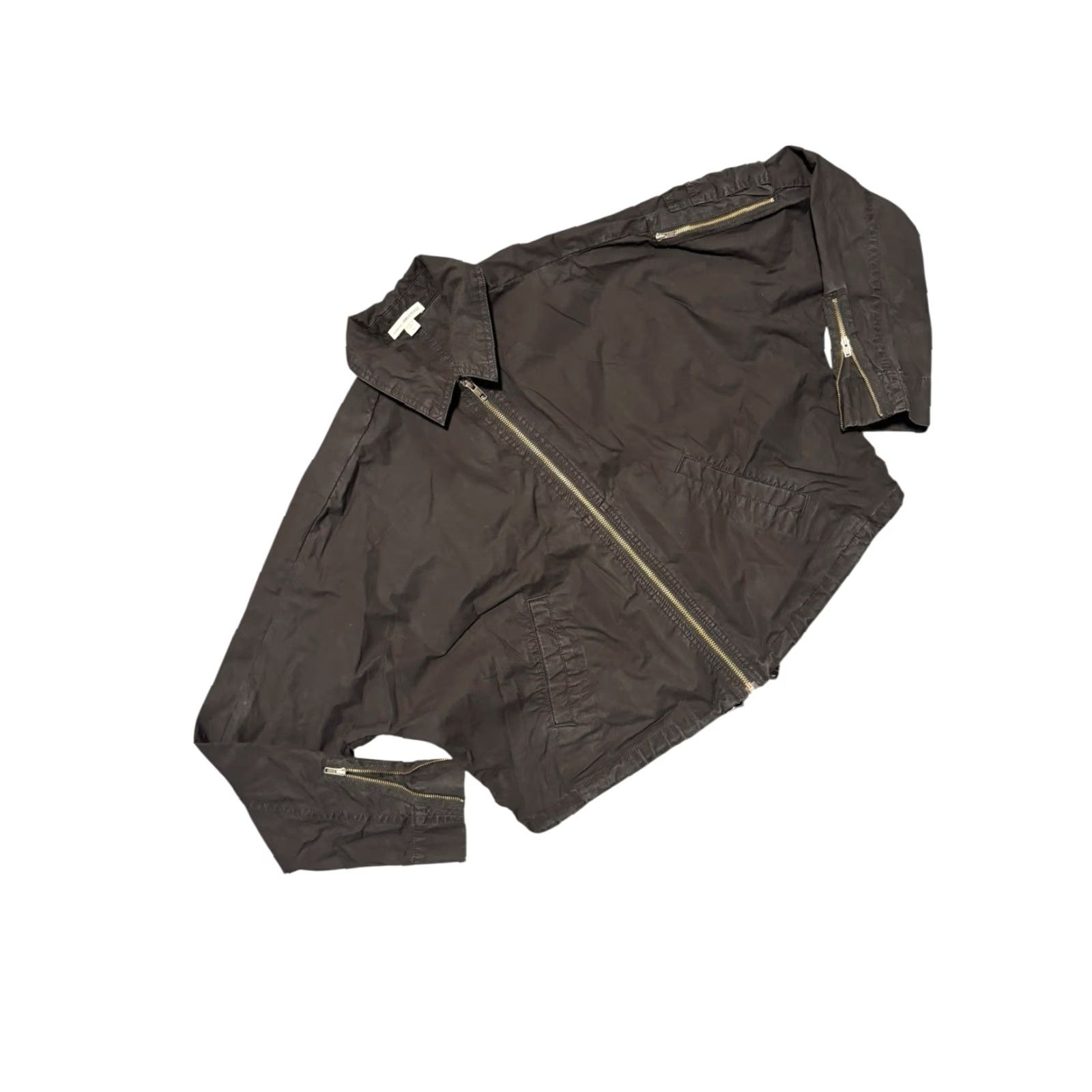 James Perse JAMES PERSE Bomber Jacket Womens Size 0 Black Zip Long Sleeve Utility Casual JACKET Size XS / US 0-2 / IT 36-38 - 3 Thumbnail