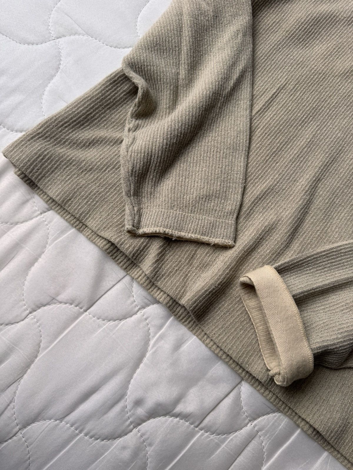 Stone Island VINTAGE EARLY y2k STONE ISLAND WAFFLE HALF ZIPPER Size US M / EU 48-50 / 2 - 7 Thumbnail