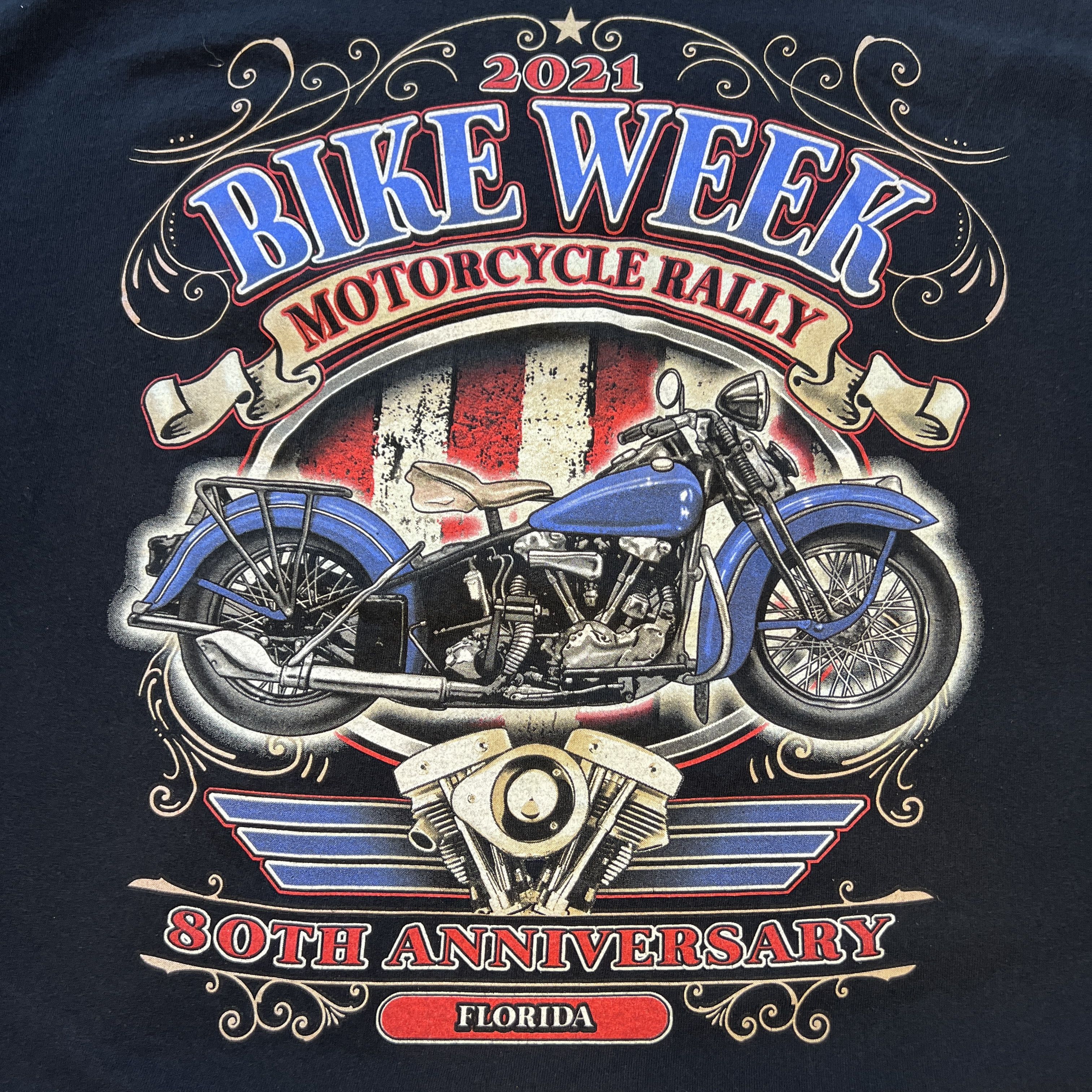 Other Vintage 2021 Florida Bike Week T-Shirt Size US XL / EU 56 / 4 - 5 Thumbnail