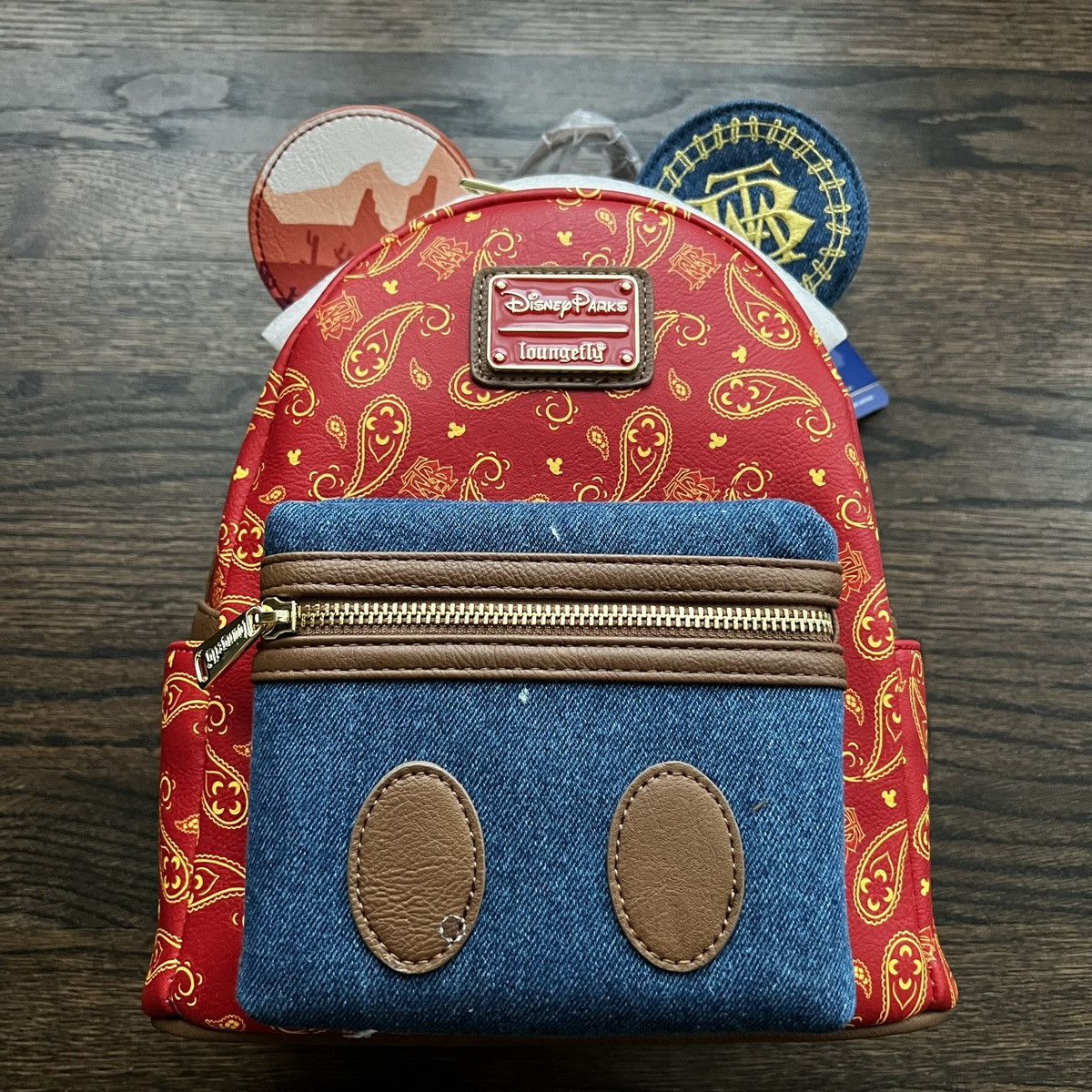 Disney The outlet Main Attraction Loungefly Mini Backpack Big Thunder Mountain Railroad