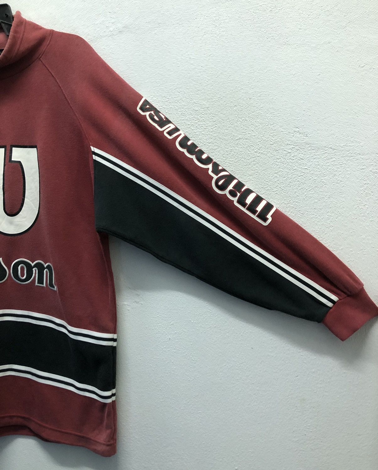 Wilson Wilson USA Chicago Colorblock Hoodie - Maroon/Black Size US L / EU 52-54 / 3 - 5 Thumbnail