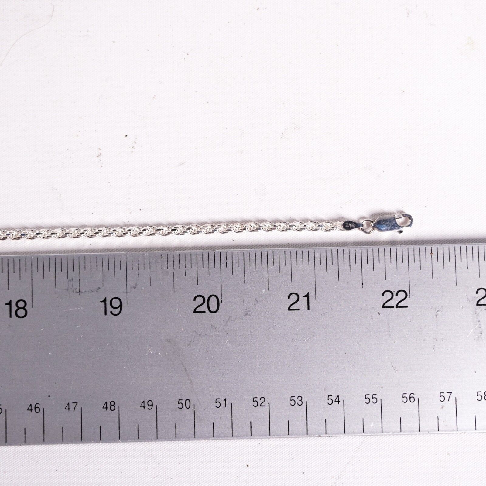 Other 22" Savlano 925 Sterling Silver Braid Chain Necklace Jewelry Size ONE SIZE - 5 Thumbnail