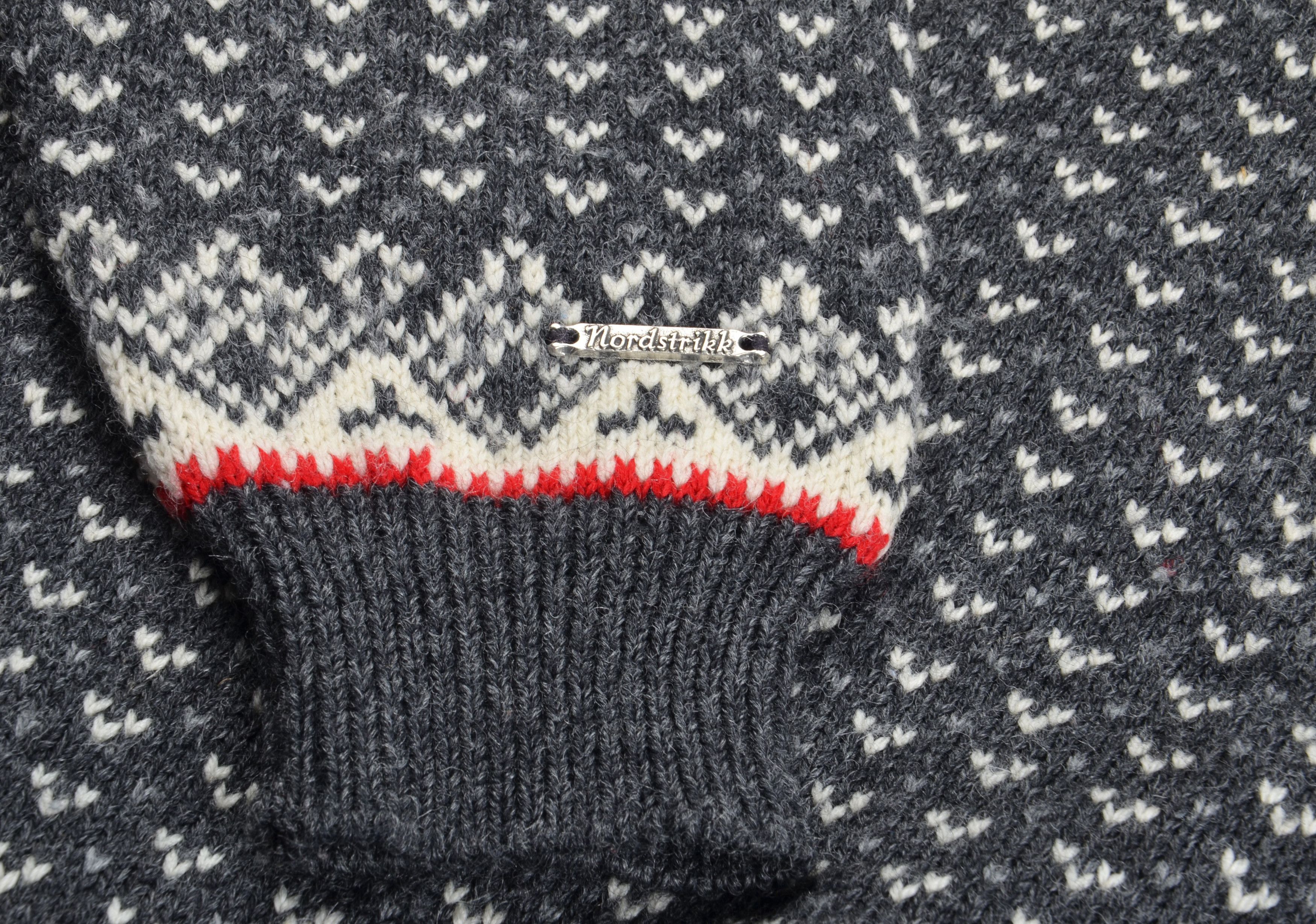 Other Vintage Nordstrikk Nordic Wool Knit Clasp Sweater Size US L / EU 52-54 / 3 - 4 Thumbnail