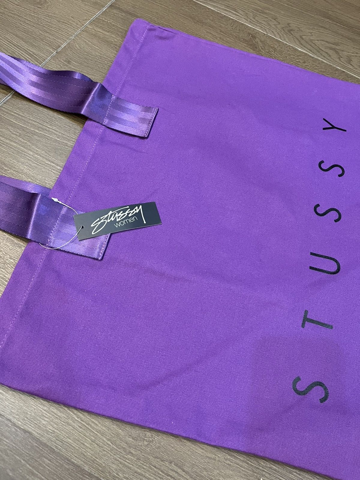 Stussy Stussy Canvas Tote Bag Women - Purple Size ONE SIZE - 2 Thumbnail