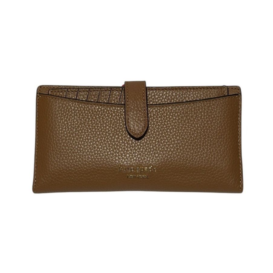 Kate Spade Kate Spade Hudson Bifold Pebbled Leather Wallet in Bungalow Size ONE SIZE - 4 Thumbnail