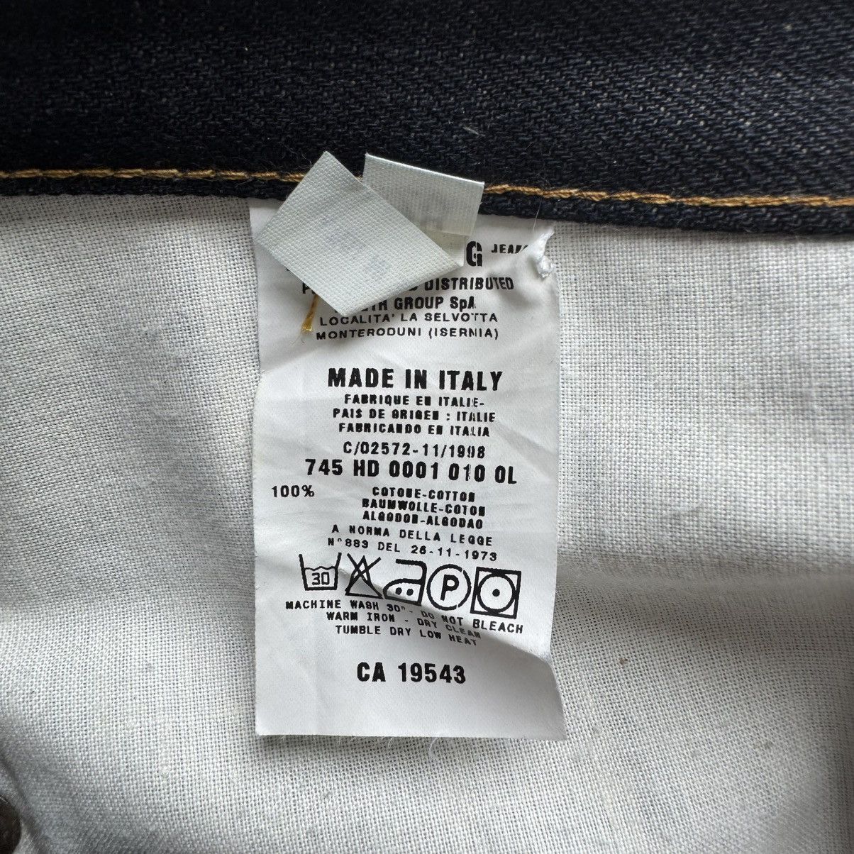 Helmut Lang Helmut Lang 1999 Italian Cut Vintage Burned Denim Size US 29 - 9 Thumbnail