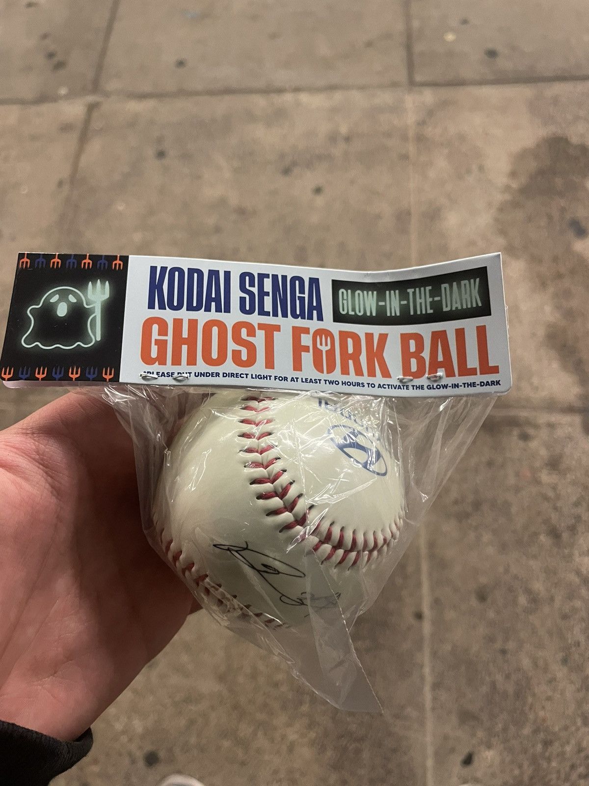 MLB New York Mets kodai senga ghost forkball glow in the dark Size ONE SIZE - 2 Thumbnail