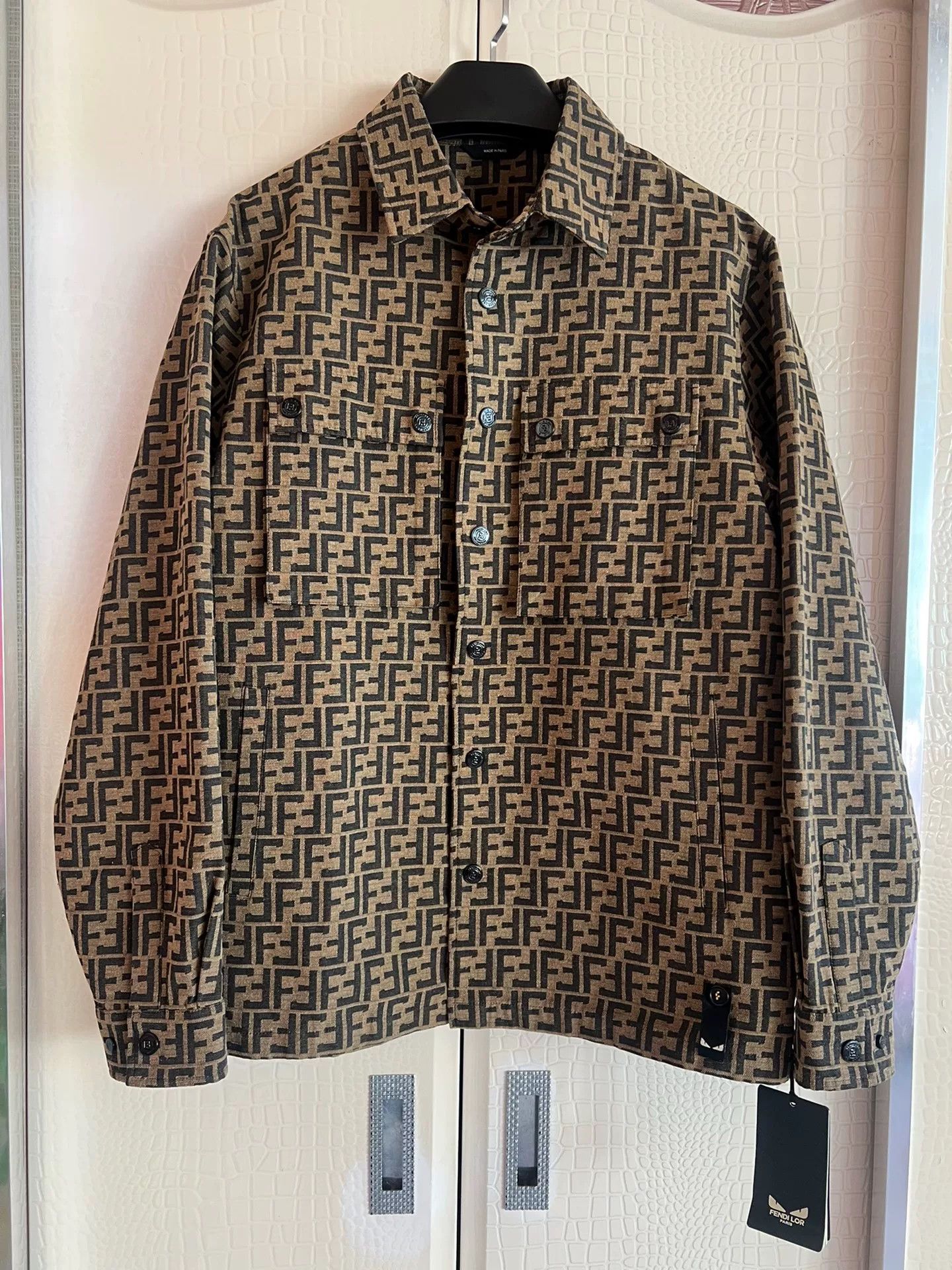 Fendi FENDI LOR Men's Classic FF Jacket Size US M / EU 48-50 / 2 - 1 Thumbnail
