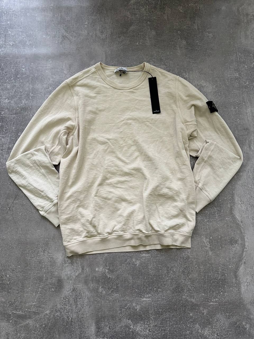 image of Stone Island Sweatshirt in Cream, Men's (Size 2XL)