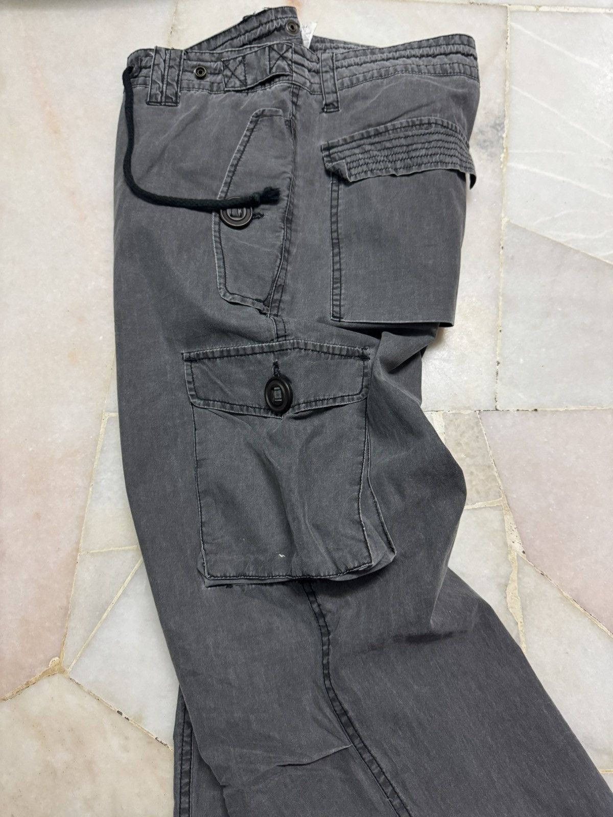 Tornado Mart VINTAGE JAPANESE FADED CARGO PANTS Size US 31 - 13 Thumbnail
