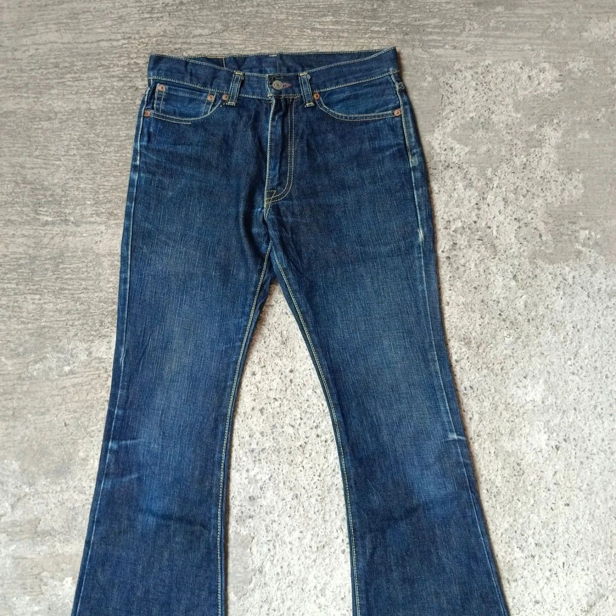 Other 🔥Rare🔥TJ-3 cow leather pocket perfect flare tokyo denim Size US 30 / EU 46 - 4 Thumbnail