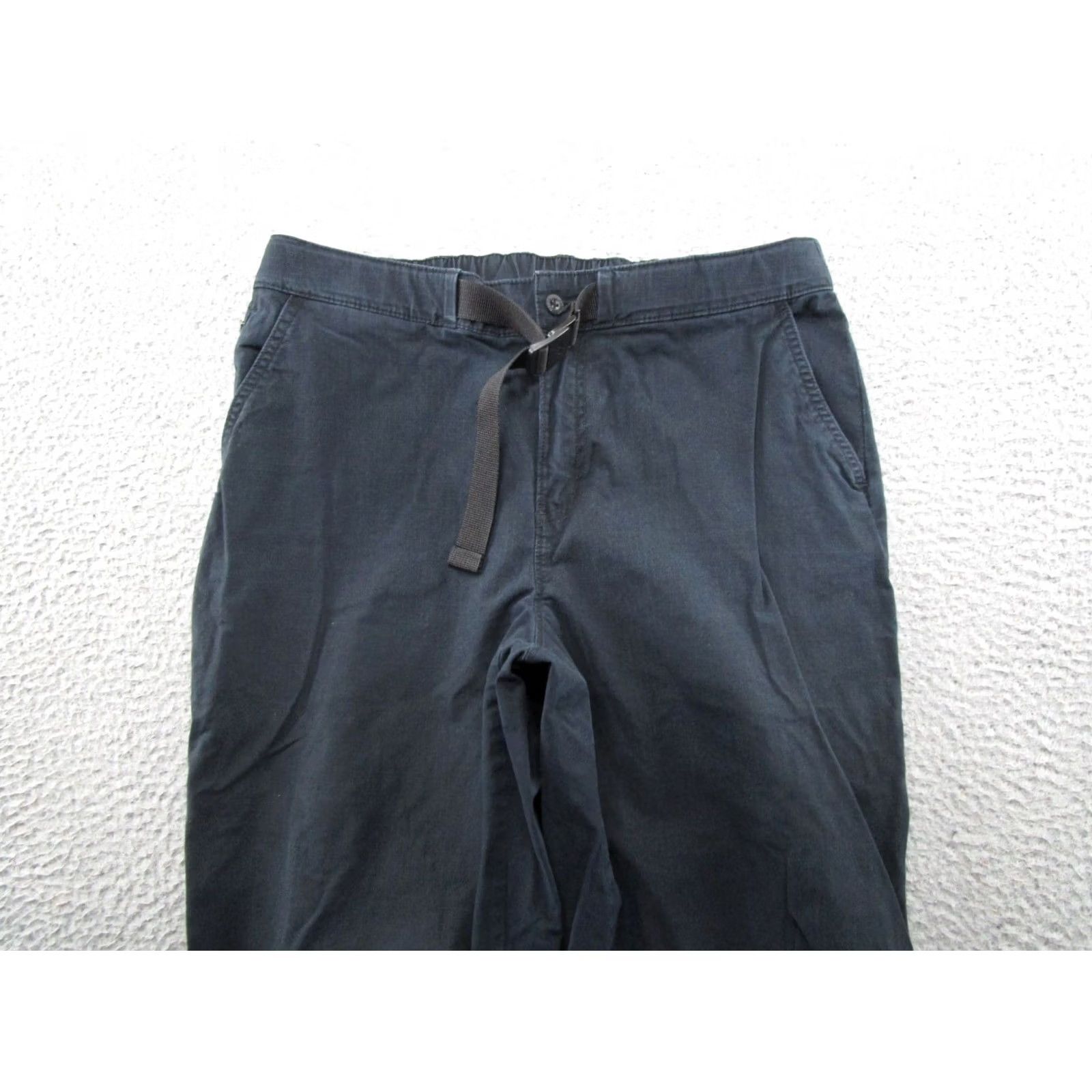 Vintage Columbia Women's Pants Belted Elastic Waist Ripstop Outdoor Tapered Size 14 Black Size 36" / US 14 / IT 50 - 3 Thumbnail