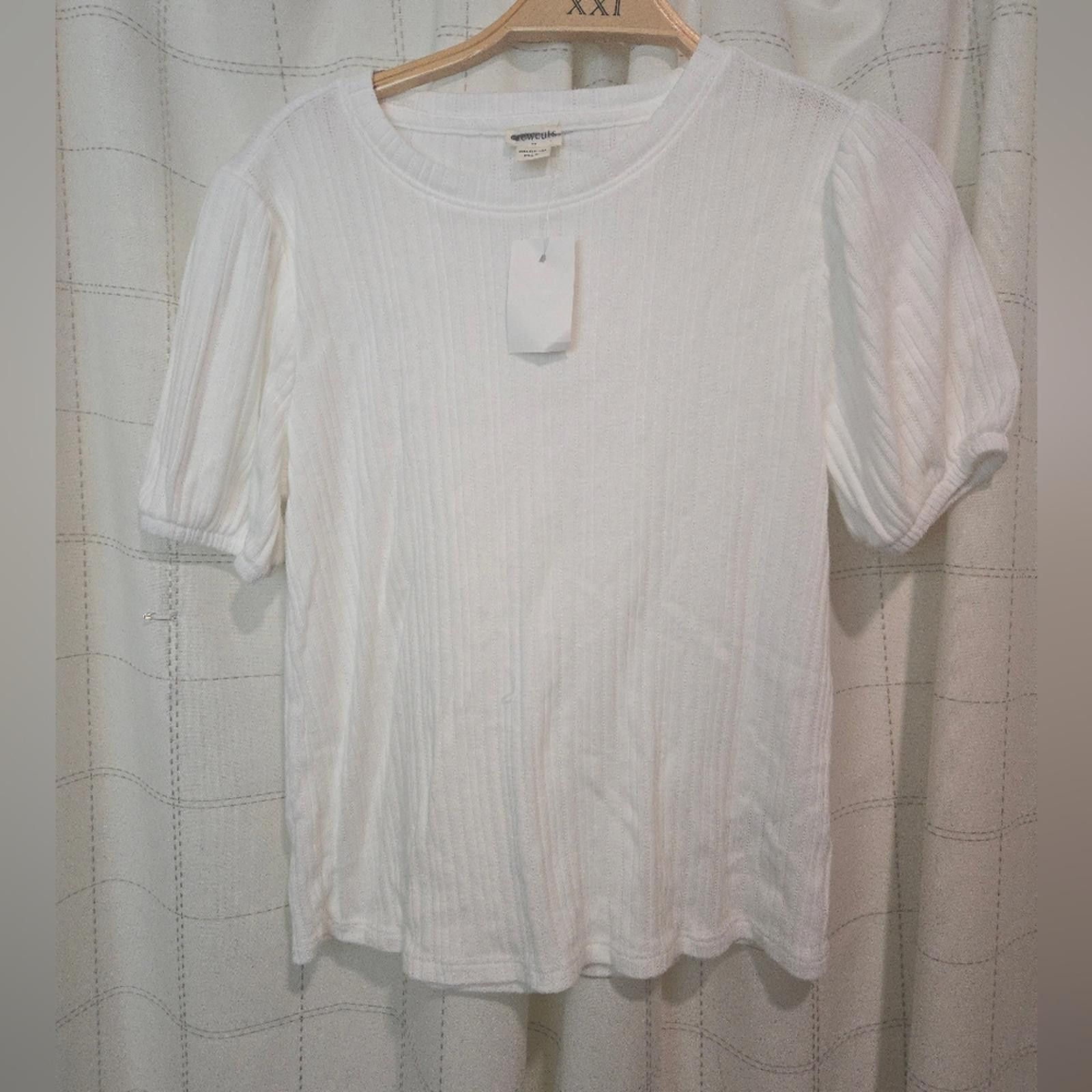 Designer Crewcuts Girls' Pointelle Puff-sleeve Tee Size US XXL / EU 58 / 5 - 2 Thumbnail