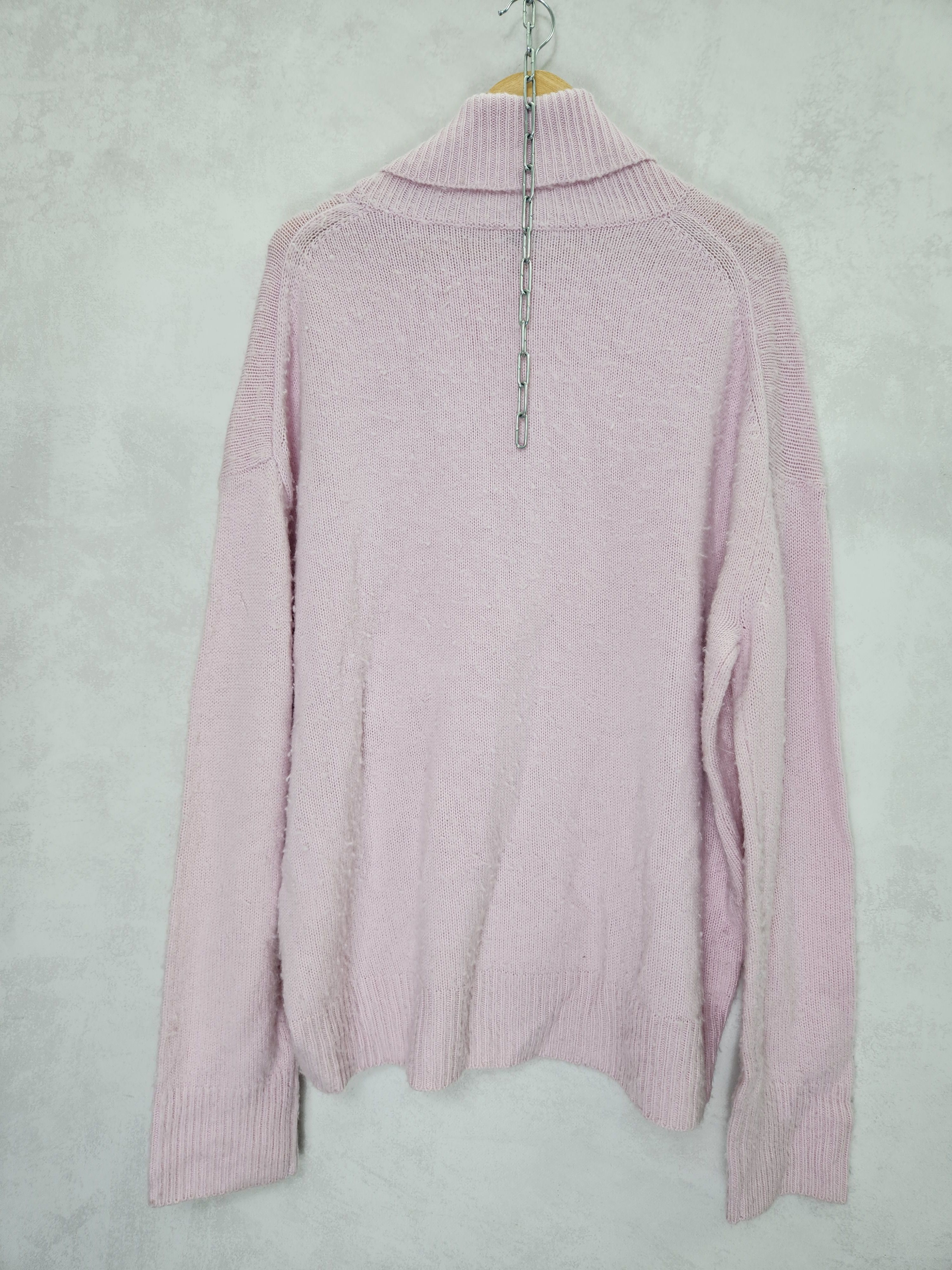 Acne Studios Rare Acne Studio Nyran Wool cshmere high neck pink sweater Size US XXL / EU 58 / 5 - 10 Thumbnail