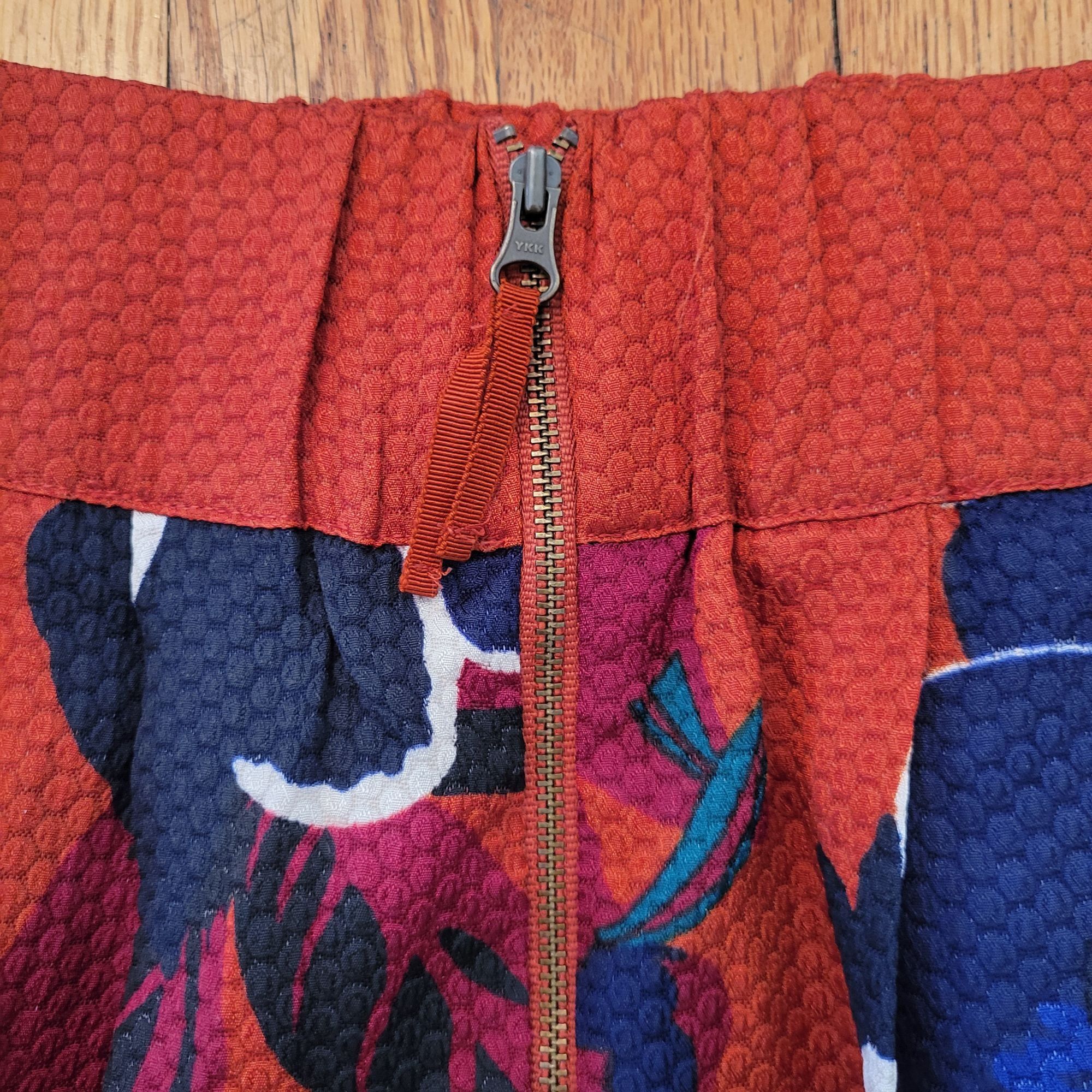 Anthropologie Anthropologie Maeve Textured Skirt Pockets Back Zipper 4 Ora Size 27" / US 4 / IT 40 - 6 Thumbnail