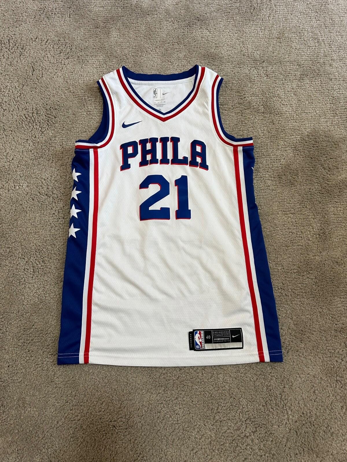 Nike NIKE PHILA PHILADELPHIA 76ERS BASKETBALL SHIRT JERSEY NBA Size US S / EU 44-46 / 1 - 1 Thumbnail