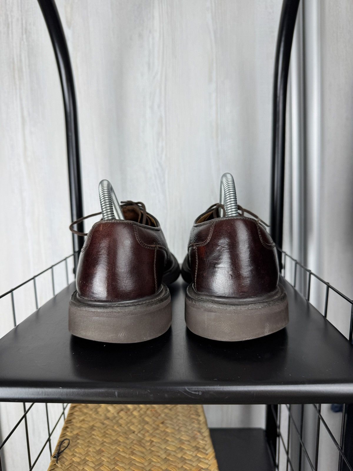Tricker's Tricker’s Burgundy Brown Woodstock Derby Kudu Leather Shoes Size US 8 / EU 41 - 10 Thumbnail