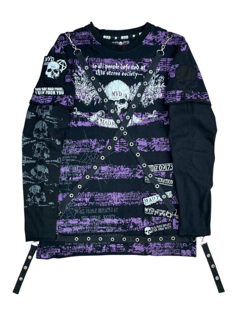 Seditionaries 2000's Mad Punk Bondage Longsleeves Size US L / EU 52-54 / 3 - 7 Thumbnail
