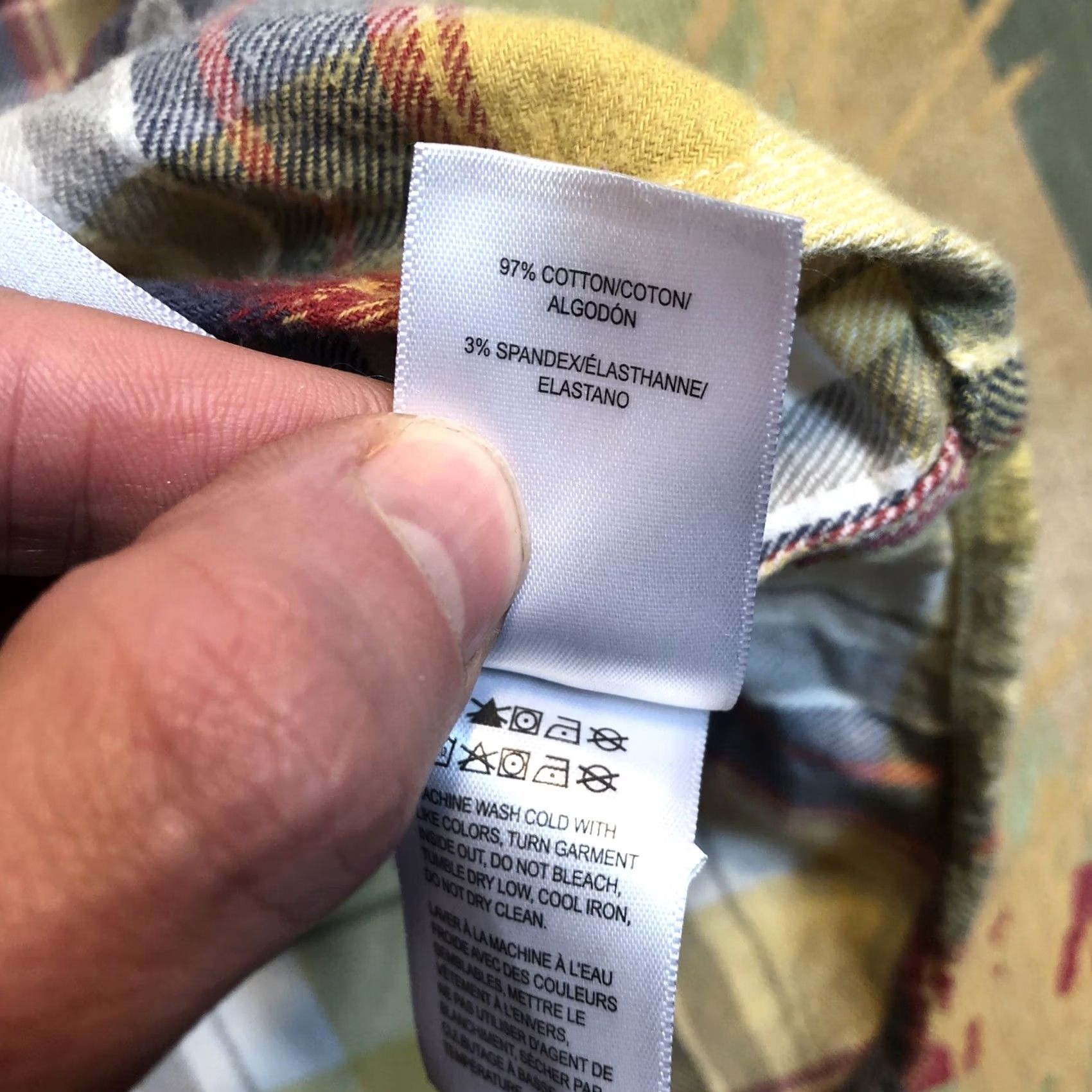 Lucky Brand Lucky Brand Flannel Shirt Mens XL Blue Yellow Plaid Long Sleeve Button-Up Casual Workwear Streetwear Vintage No Size US XL / EU 56 / 4 - 5 Thumbnail