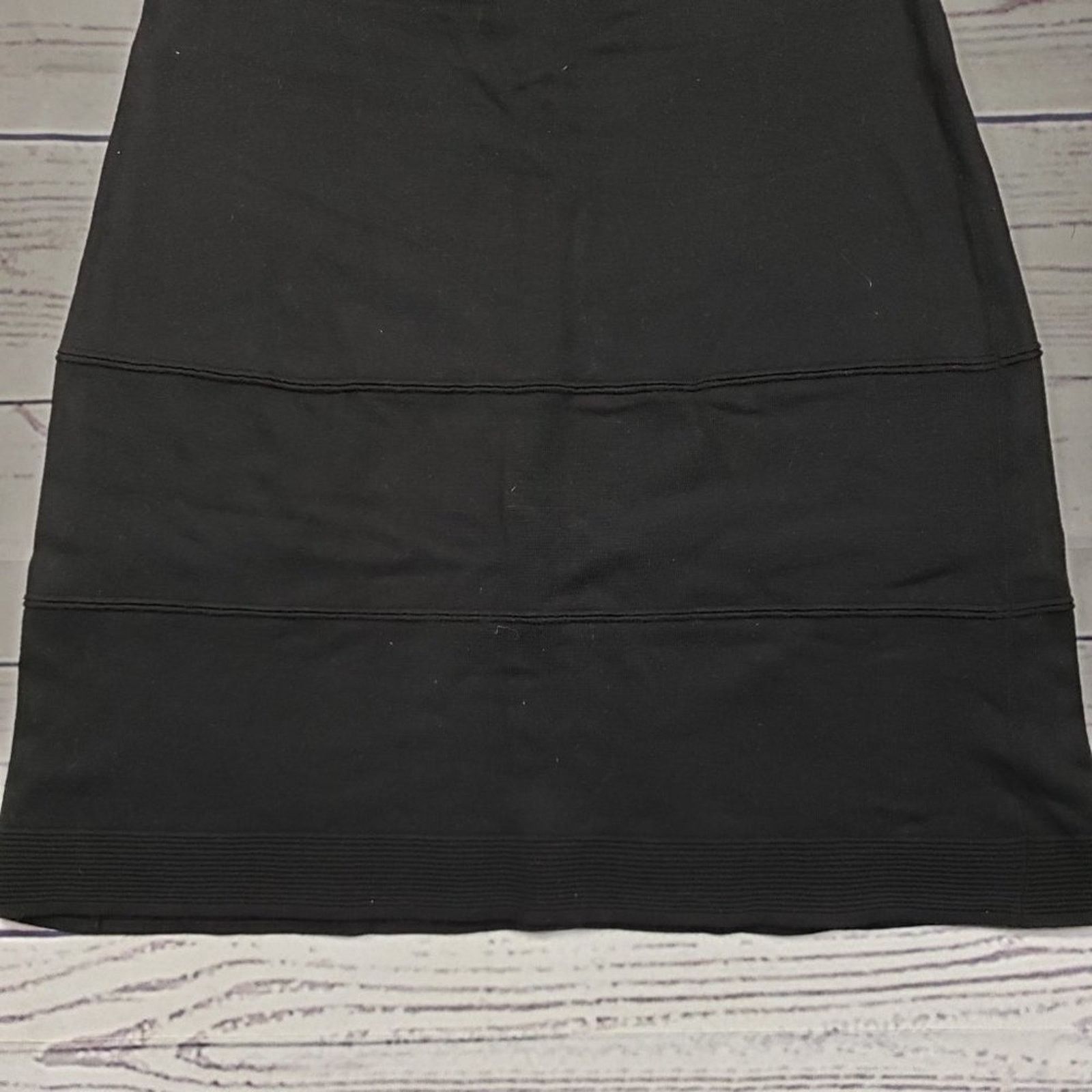 Other Laundry by Design Black Knit Short Sleeve Mini Dress Medium Size M / US 6-8 / IT 42-44 - 2 Thumbnail