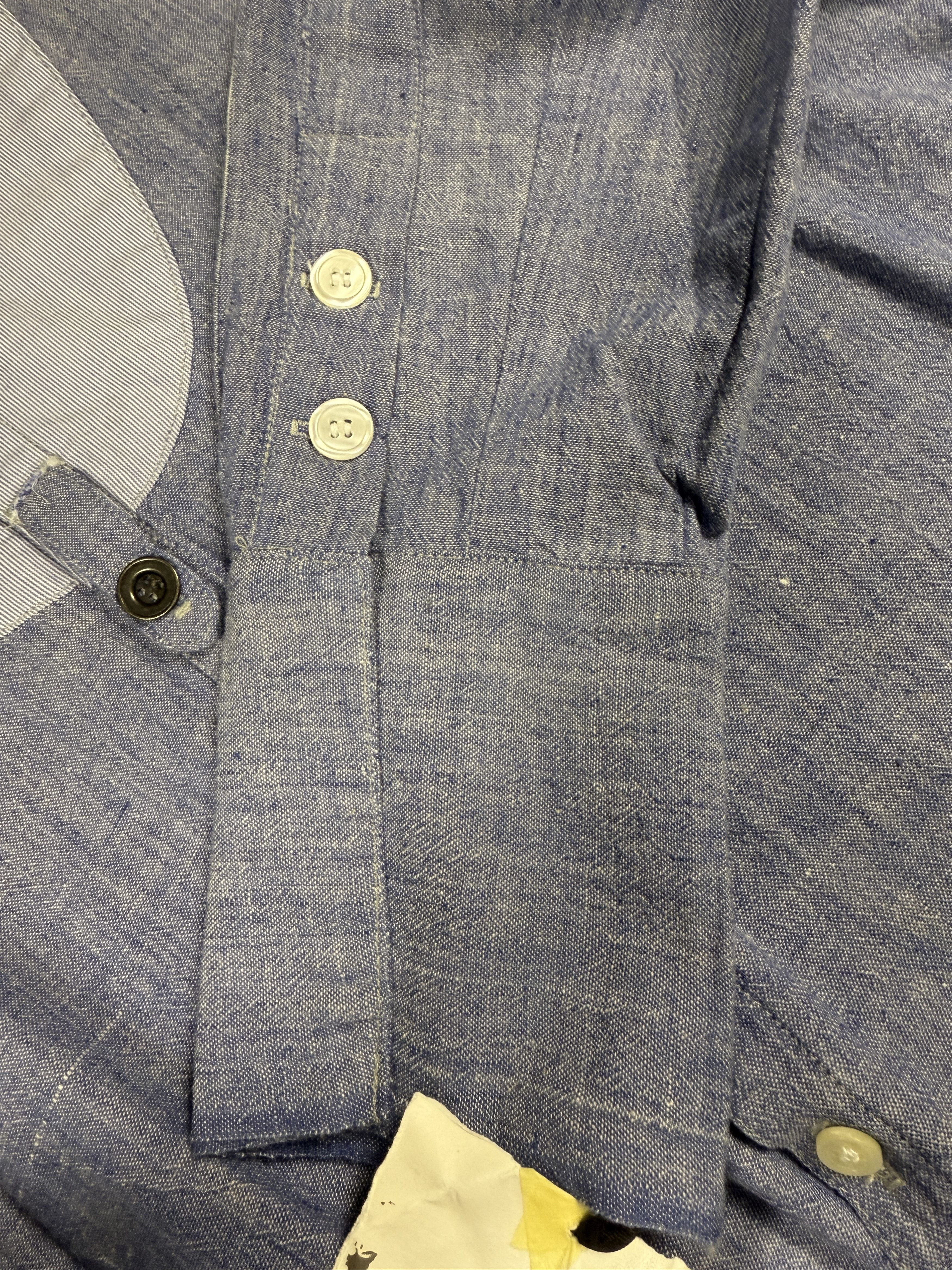 Greg Lauren Greg Lauren Chambray Classic Bib studio shirt Size US L / EU 52-54 / 3 - 5 Thumbnail