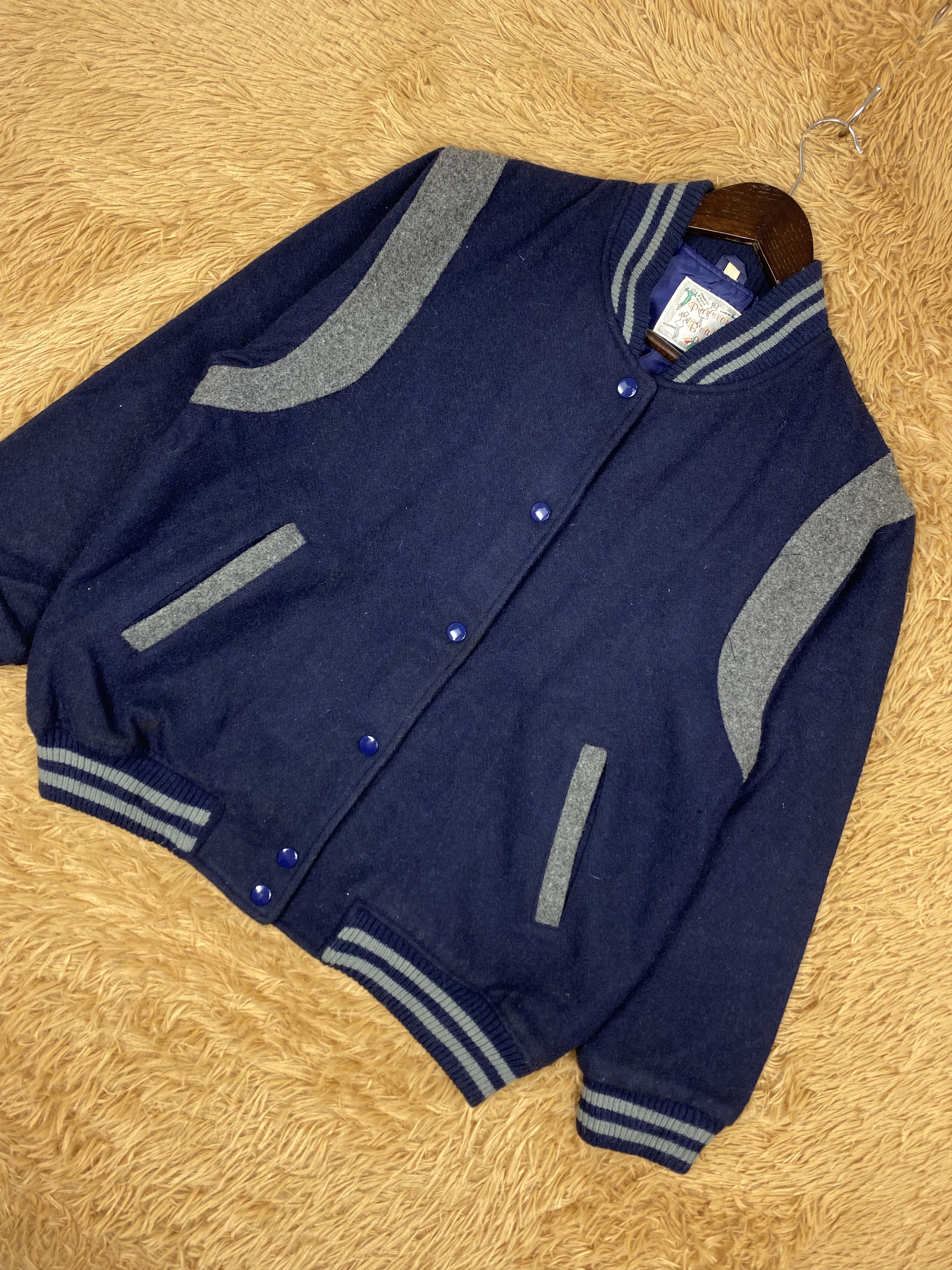 Japanese Brand Vintage Japanese Brand Varsity Jacket DJ0750 Size US L / EU 52-54 / 3 - 2 Thumbnail