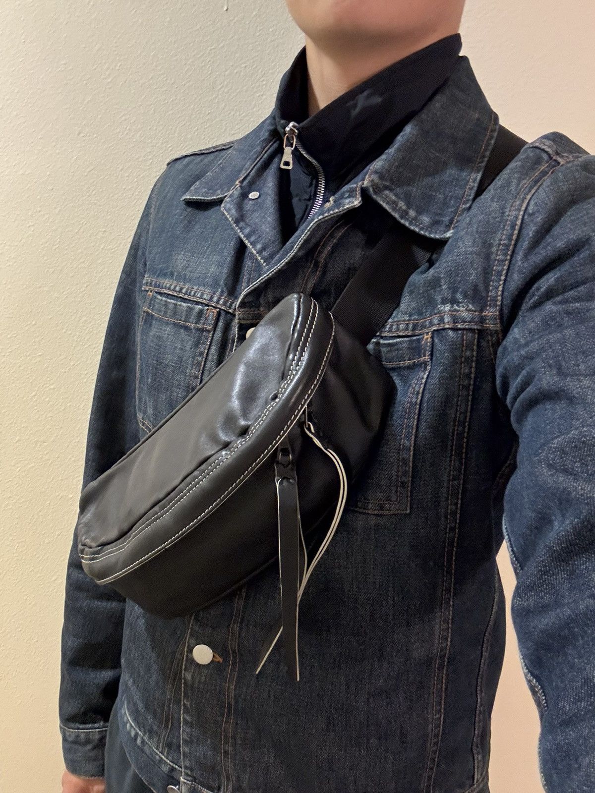 Number (N)ine Leather Waist Bag Size ONE SIZE - 7 Thumbnail