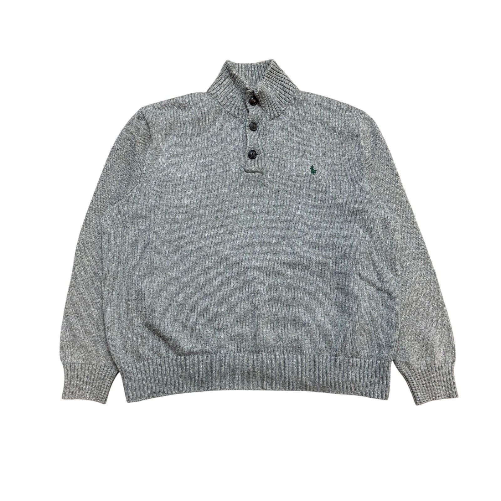 Polo Ralph Lauren Polo Ralph Lauren Button Knit Pullover Sweater Men's XL Size US XL / EU 56 / 4 - 1 Thumbnail