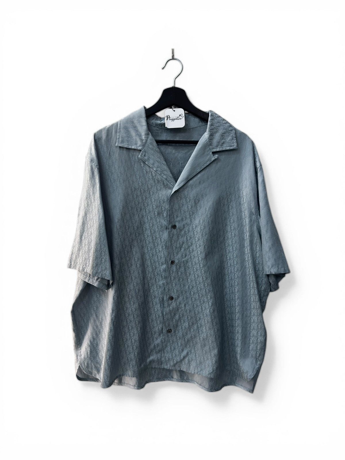 Dior Oblique Silk Button Up Top and Bottoms