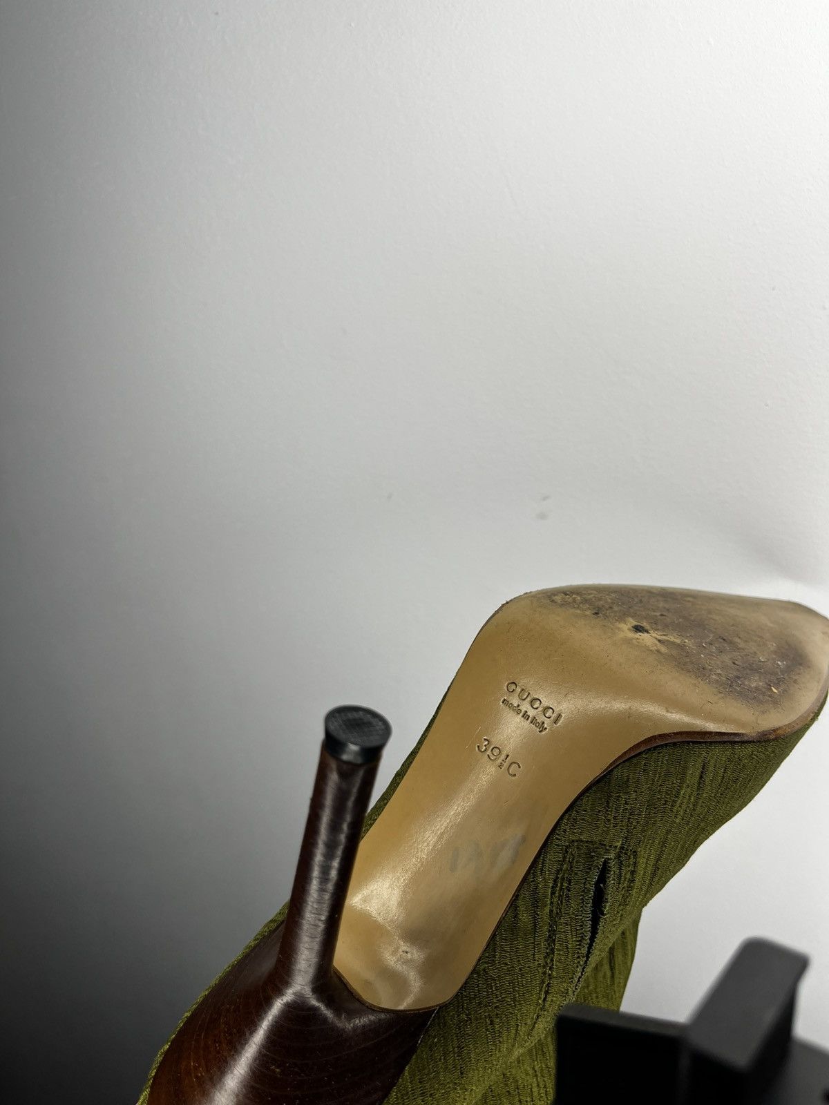 Tom Ford F/W 1999 Gucci by Tom Ford Ruched Silk Heeled Boots Ad Size US 9 / IT 39 - 13 Thumbnail