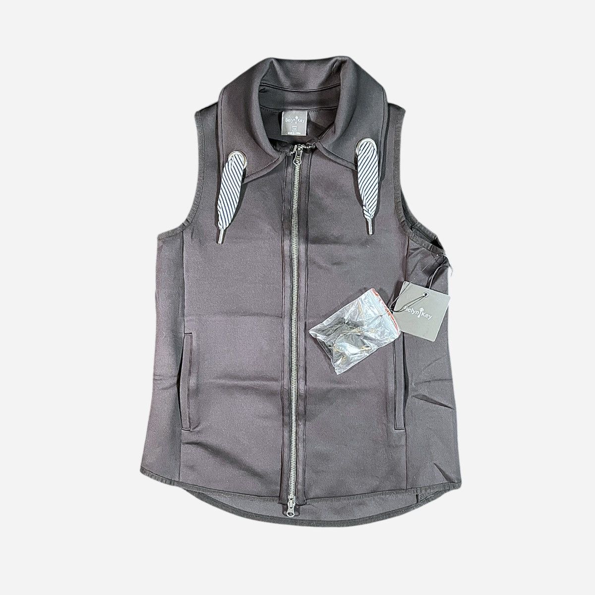 Other Belyn Key Women’s Onyx Grommet Full Zip Vest Black Sz XS Size XS / US 0-2 / IT 36-38 - 9 Thumbnail