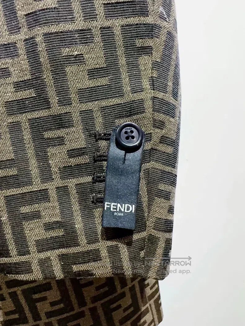 Fendi Fendi Logo-Embellished Jacket Size 54L - 2 Thumbnail