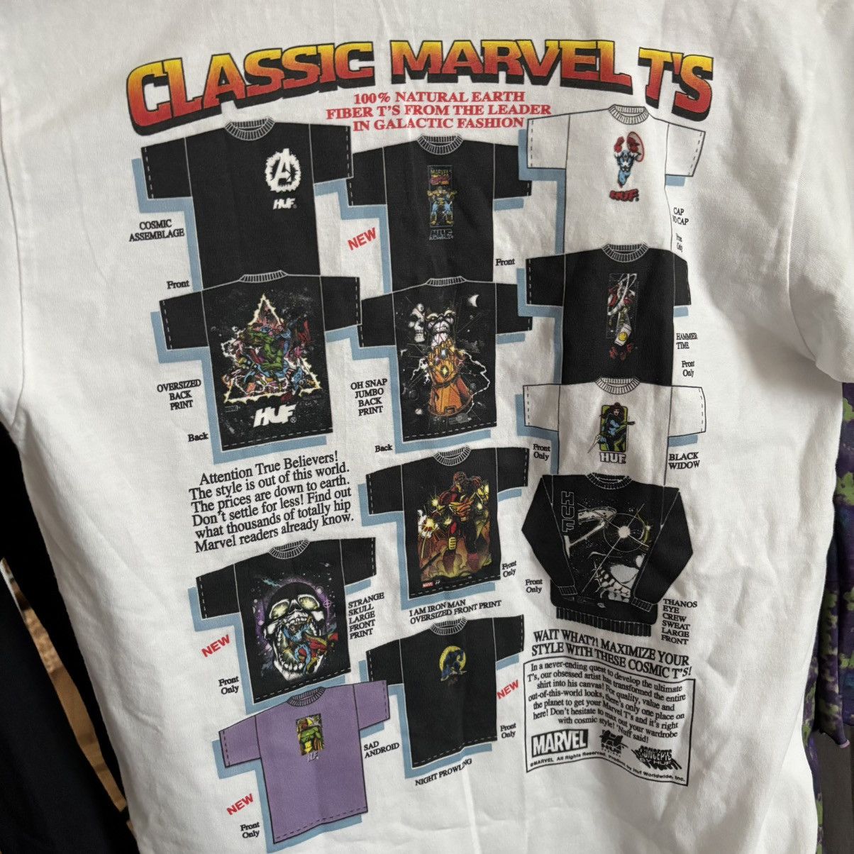 Huf Huf x Marvel Comics Skate T-Shirt Size US S / EU 44-46 / 1 - 4 Thumbnail