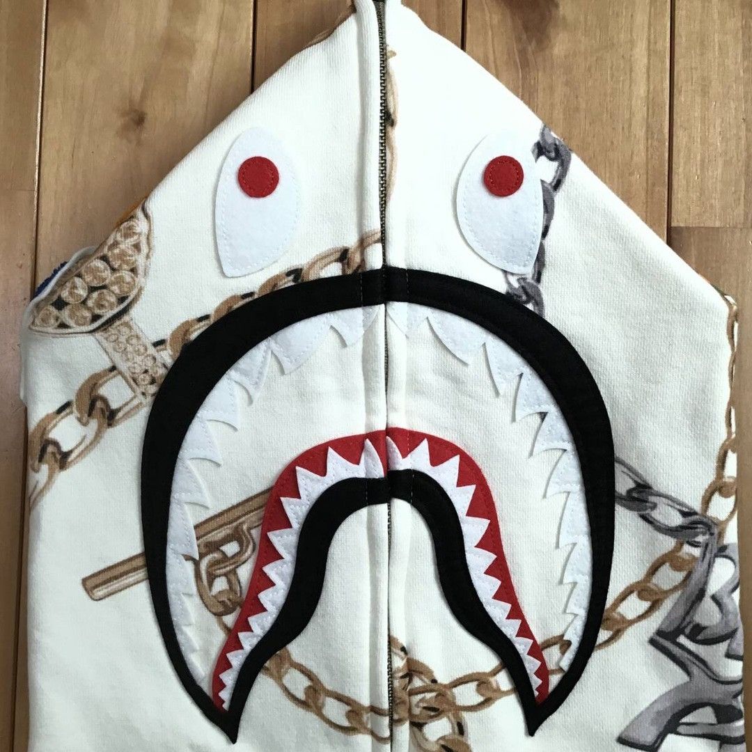 BAPE JEWELS SHARK FULL ZIP HOODIE a bathing ape