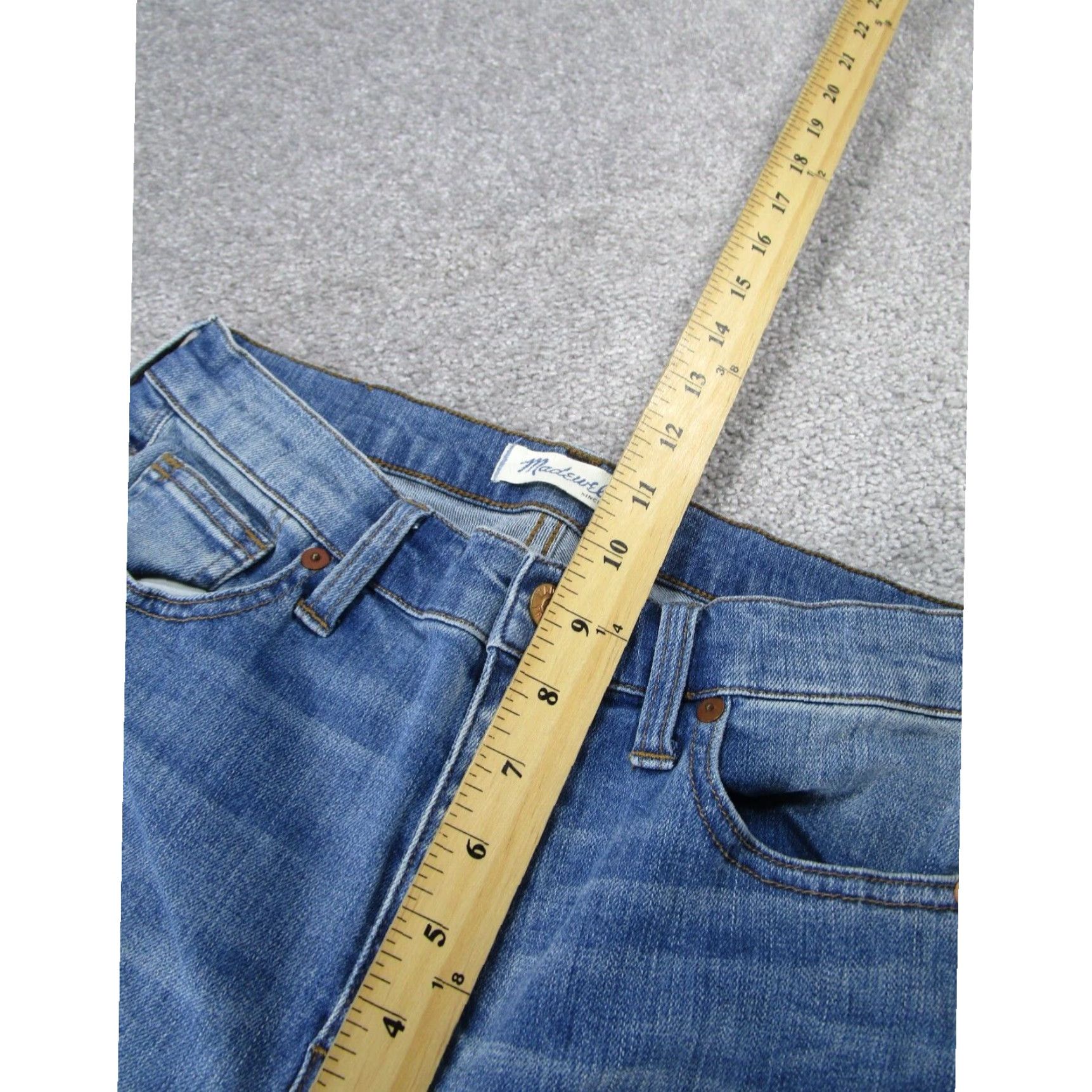 Madewell Madewell Womens Jeans Medium 28 Light Wash Skinny Ripped Size 28" / US 6 / IT 42 - 5 Thumbnail