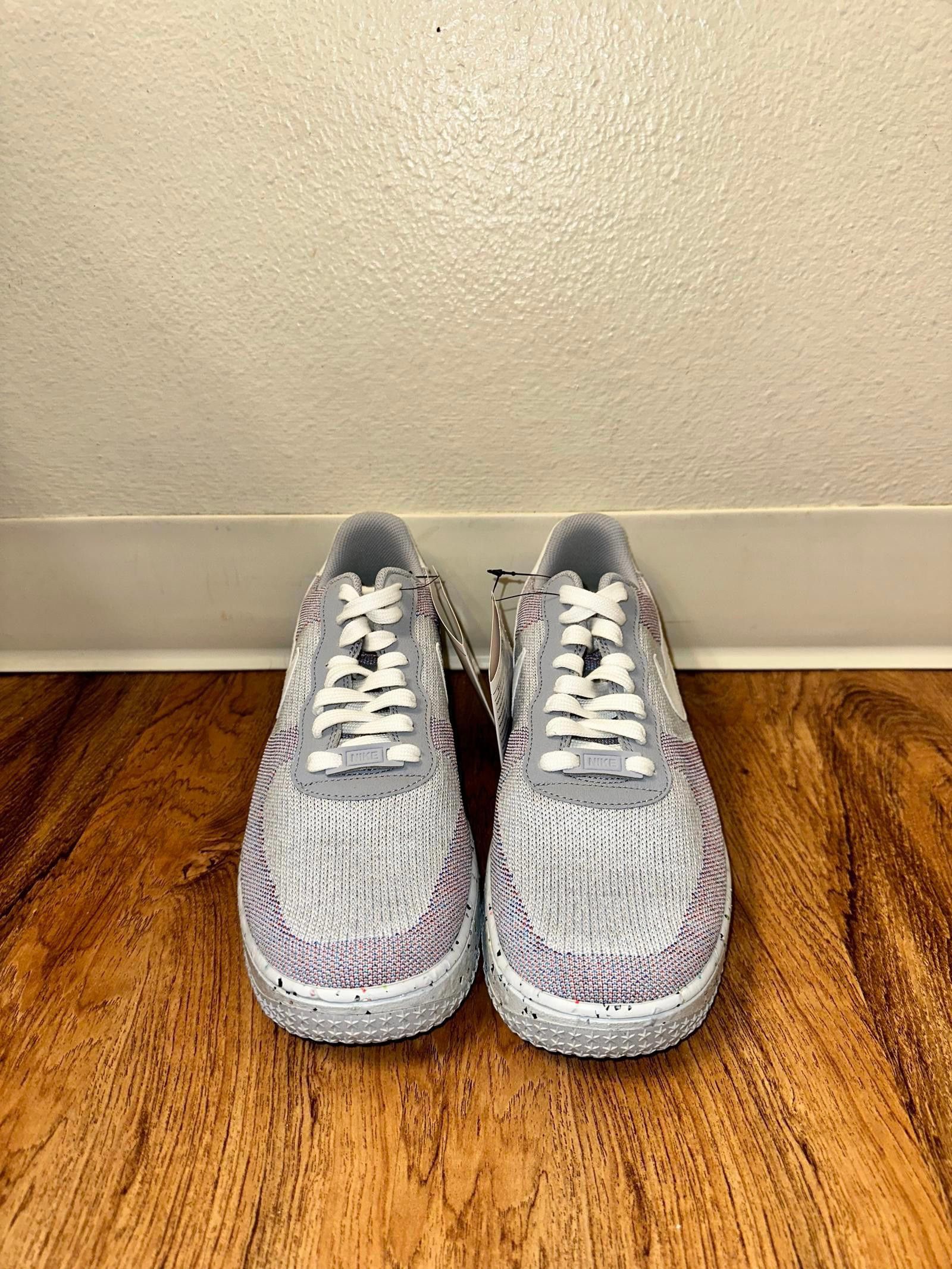 Nike Nike Air Force 1 Low Crater Flyknit Wolf Grey Size US 9 / EU 42 - 4 Thumbnail