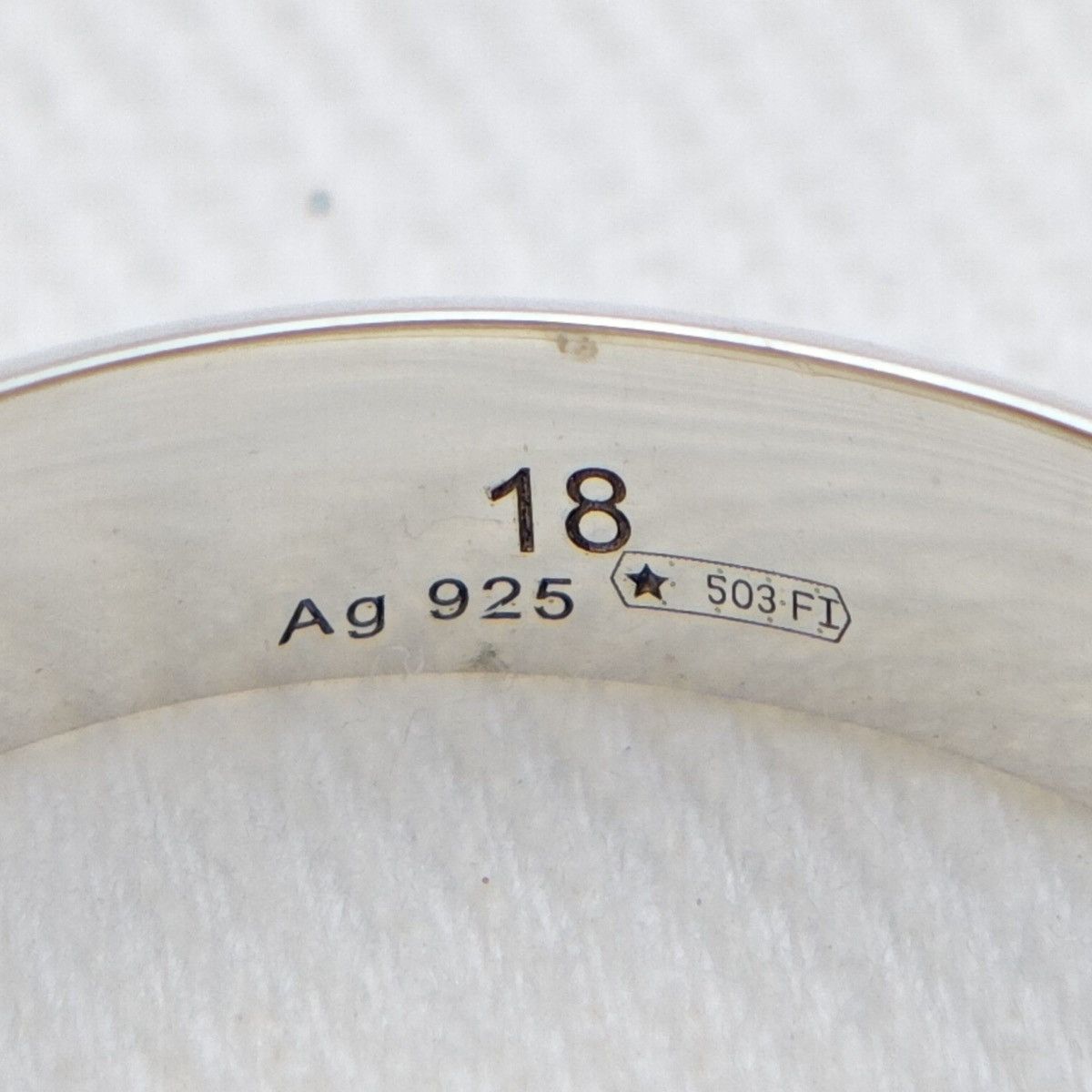 Gucci Gucci Trademark Sterling Silver Chevalier Oval Ring Size ONE SIZE - 4 Thumbnail