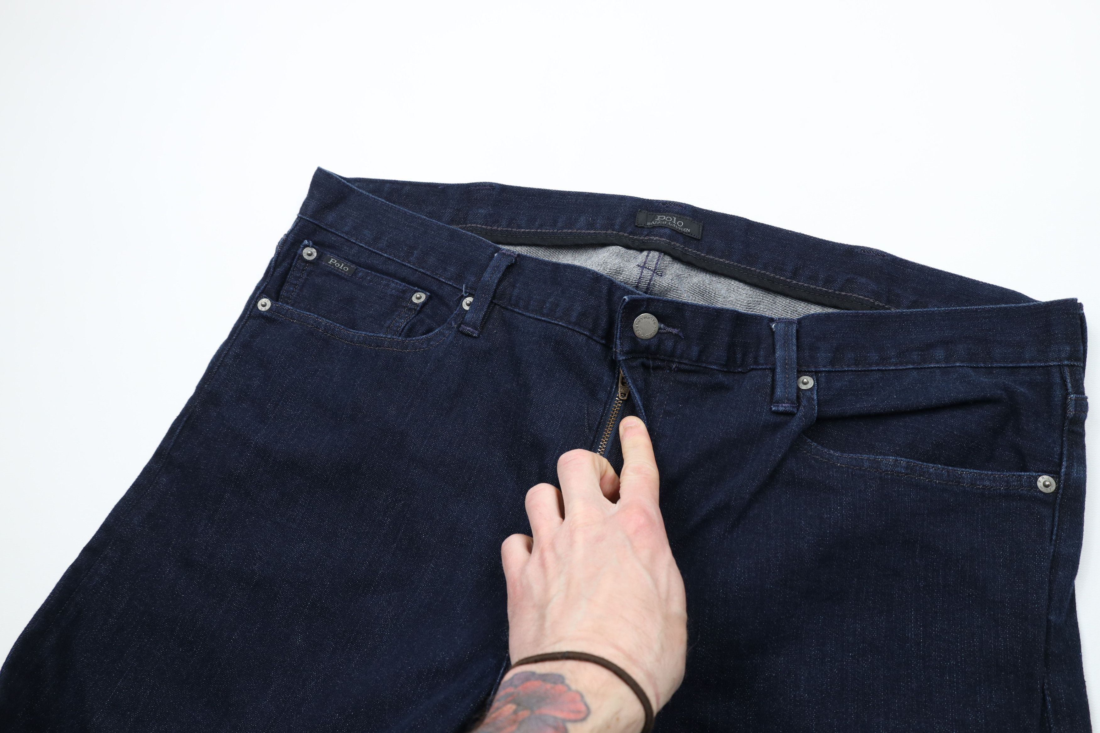 Ralph Lauren × Vintage Vintage Ralph Lauren The Sullivan Slim Fit Denim Jeans Blue Size US 40 / EU 56 - 6 Thumbnail