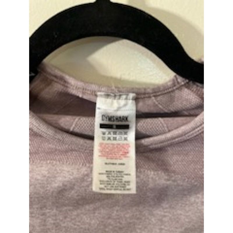 Gymshark Gymshark Long Sleeve Cropped Top Back Keyhole Purple SZ M Size M / US 6-8 / IT 42-44 - 5 Thumbnail
