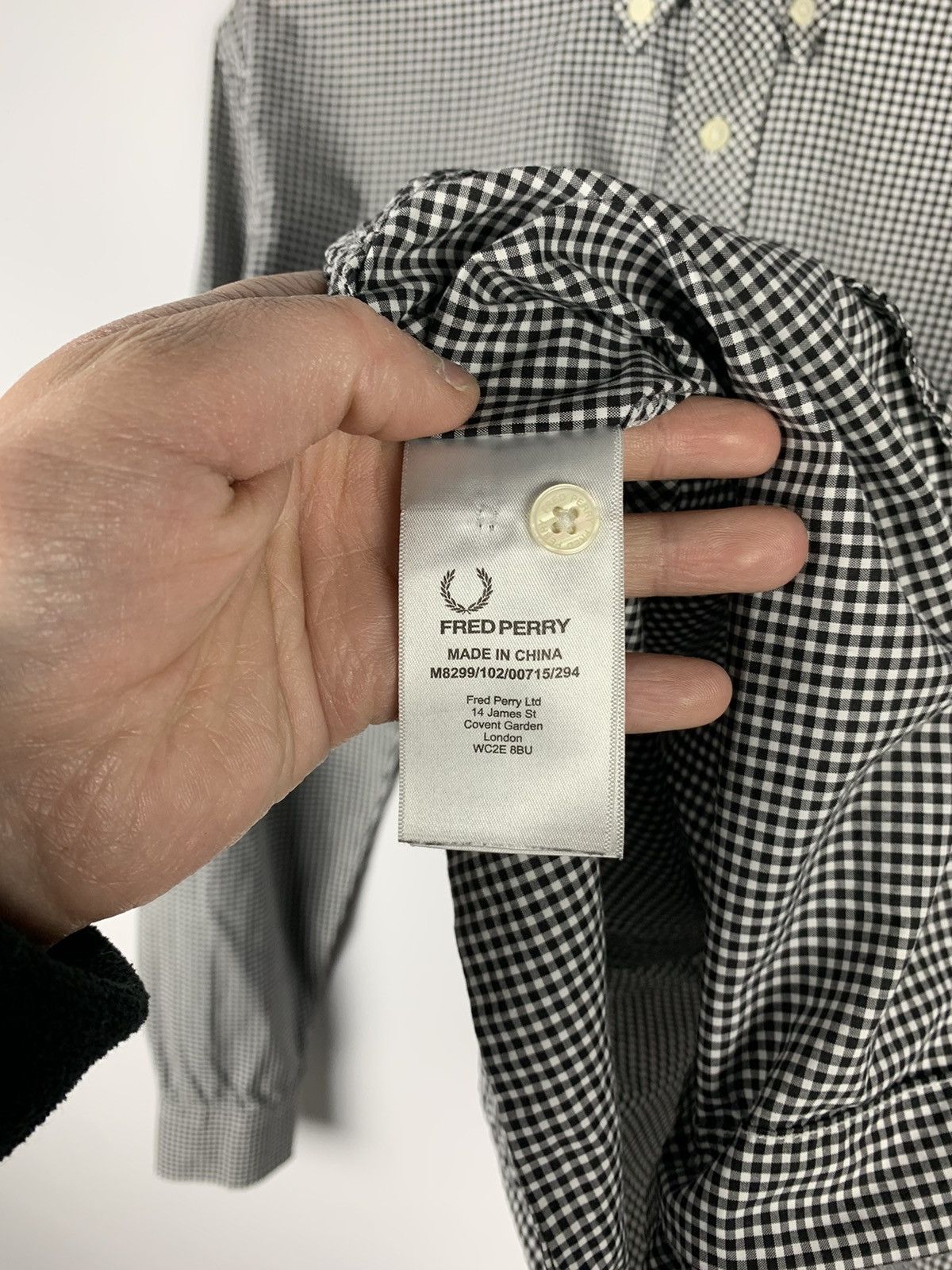 Fred Perry Men’s Fred Perry Shirt Long Sleeve Top Size Medium Logo Size US M / EU 48-50 / 2 - 7 Thumbnail