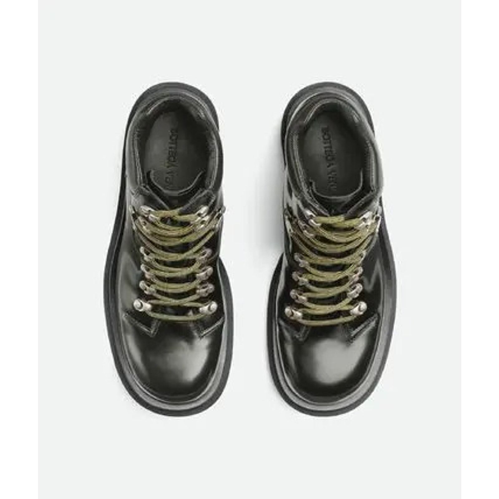Bottega Veneta o1rshd1 Q:2 / Lug Hiking Ankle Boots in Dark Green Size US 12 / EU 45 - 6 Thumbnail
